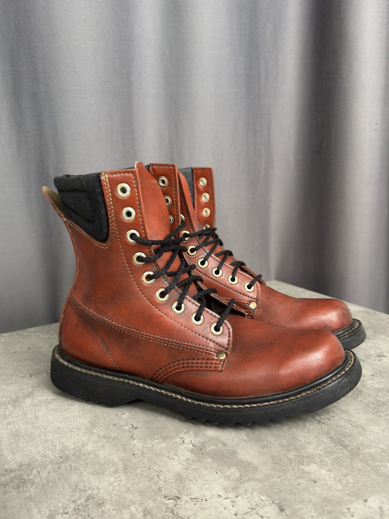 Other Vintage Guidi Vibe Leather Boots Moto Biker Shoes Size US 9.5 / EU 42-43 - 3 Thumbnail