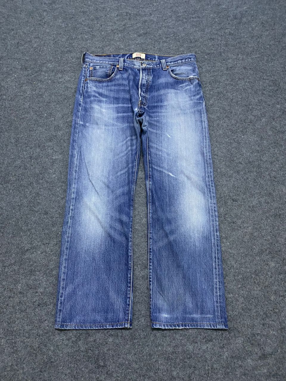 Levi's 💥Best Offer💥Vintage Levis 501 Wokers Distressed Denim Size US 36 / EU 52 - 1 Thumbnail