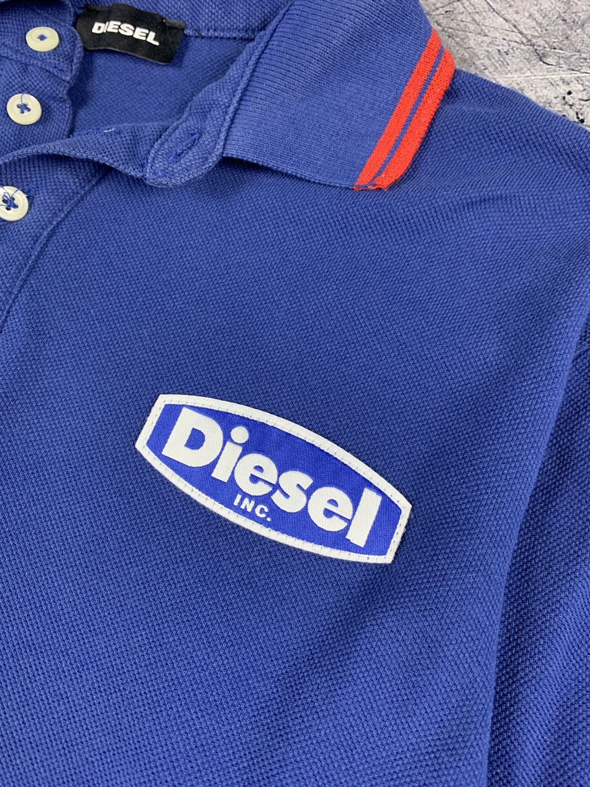 Diesel Diesel Industry Y2K Polo Long Sleeve Buttons Up Blue Men’s Size US M / EU 48-50 / 2 - 4 Thumbnail