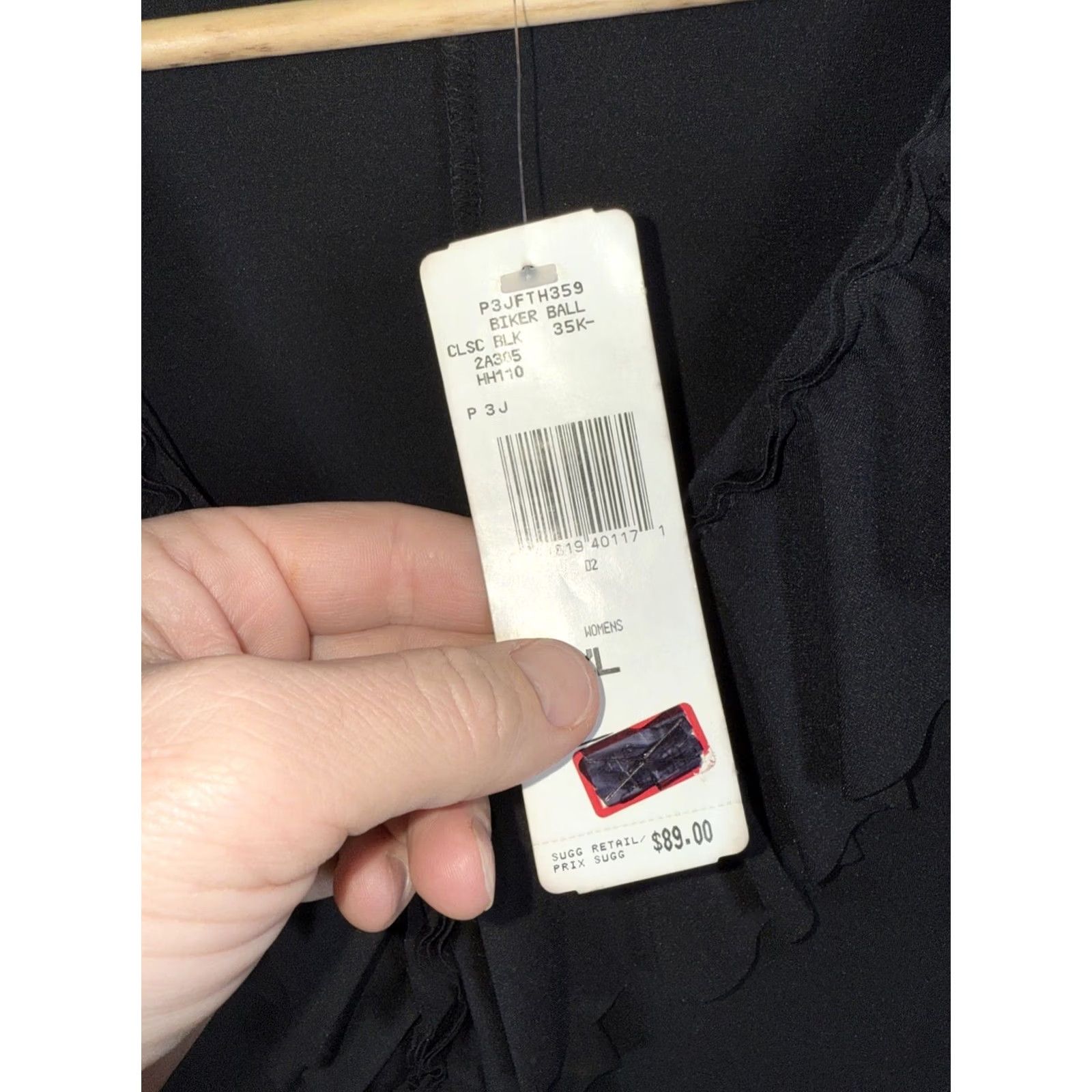 Ralph Lauren NWT Polo Jeans Co Ralph Lauren Biker Ball Stretchy Black Dress Womens XL Size 40" / US 18 - 5 Thumbnail