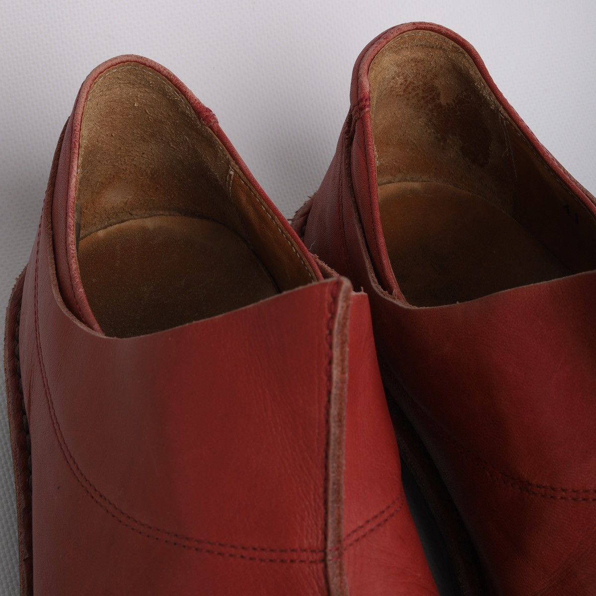 Trippen Trippen Leather Red Shoes Avantgarde Low Size US 11 / IT 41 - 16 Thumbnail