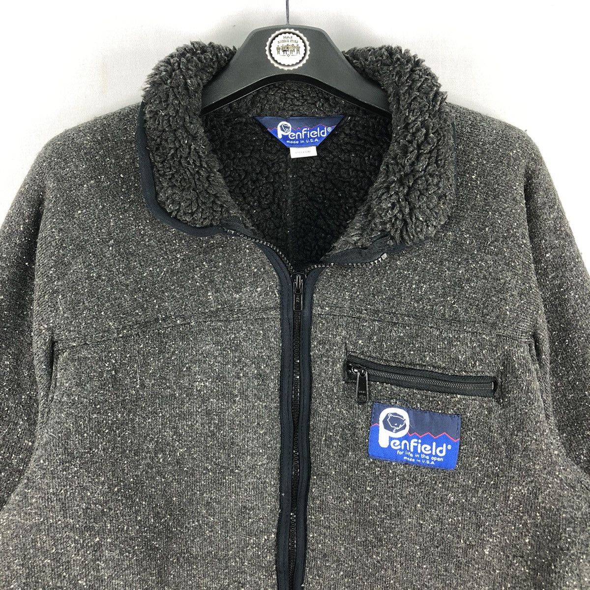 Penfield Vintage 90's Penfield Knit Sherpa Lining Outdoor Jacket Size US M / EU 48-50 / 2 - 7 Thumbnail