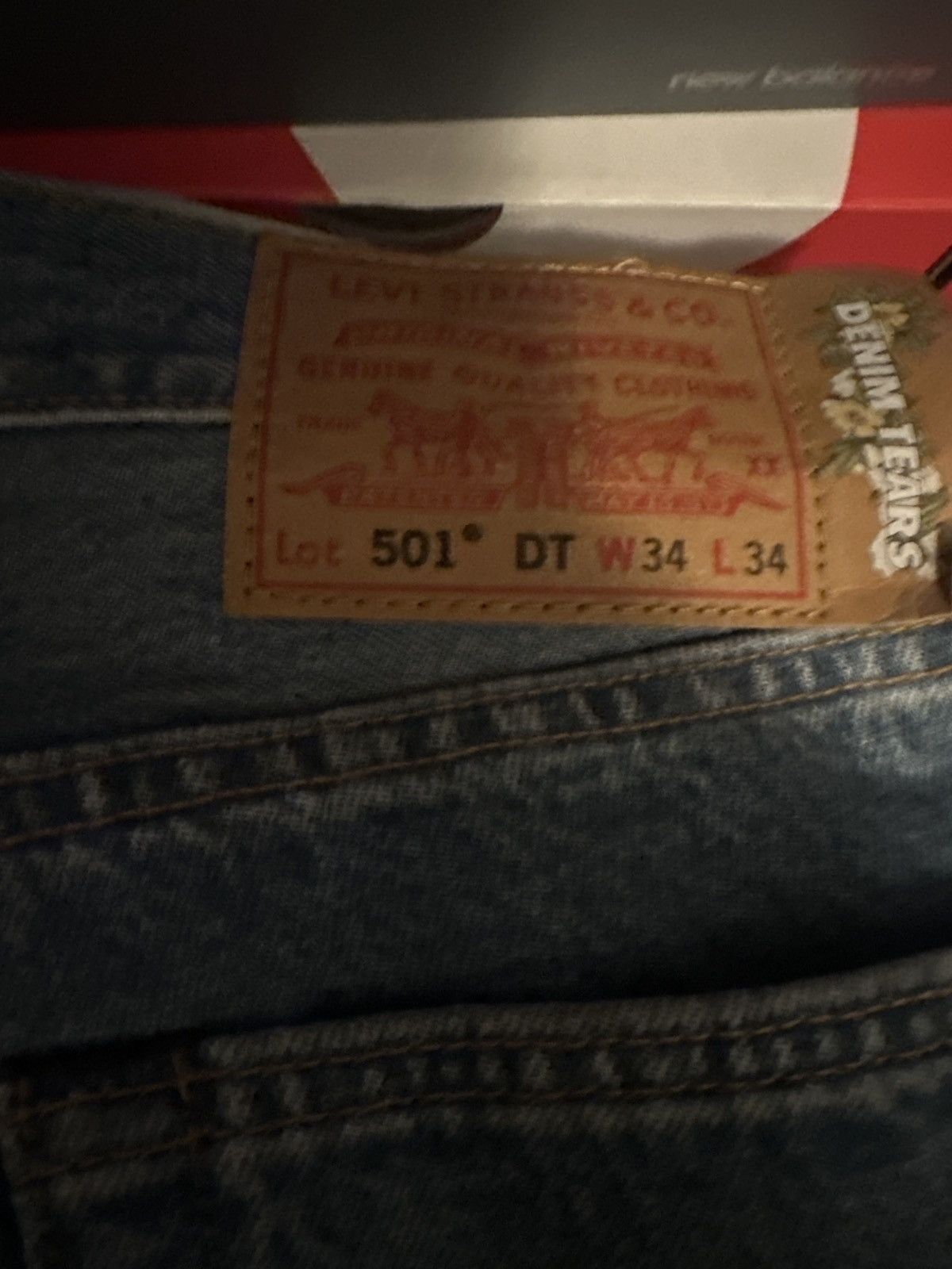 DENIM TEARS × Stussy Stussy X Denim Tears Denim Jeans Size US 34 / EU 50 - 6 Thumbnail