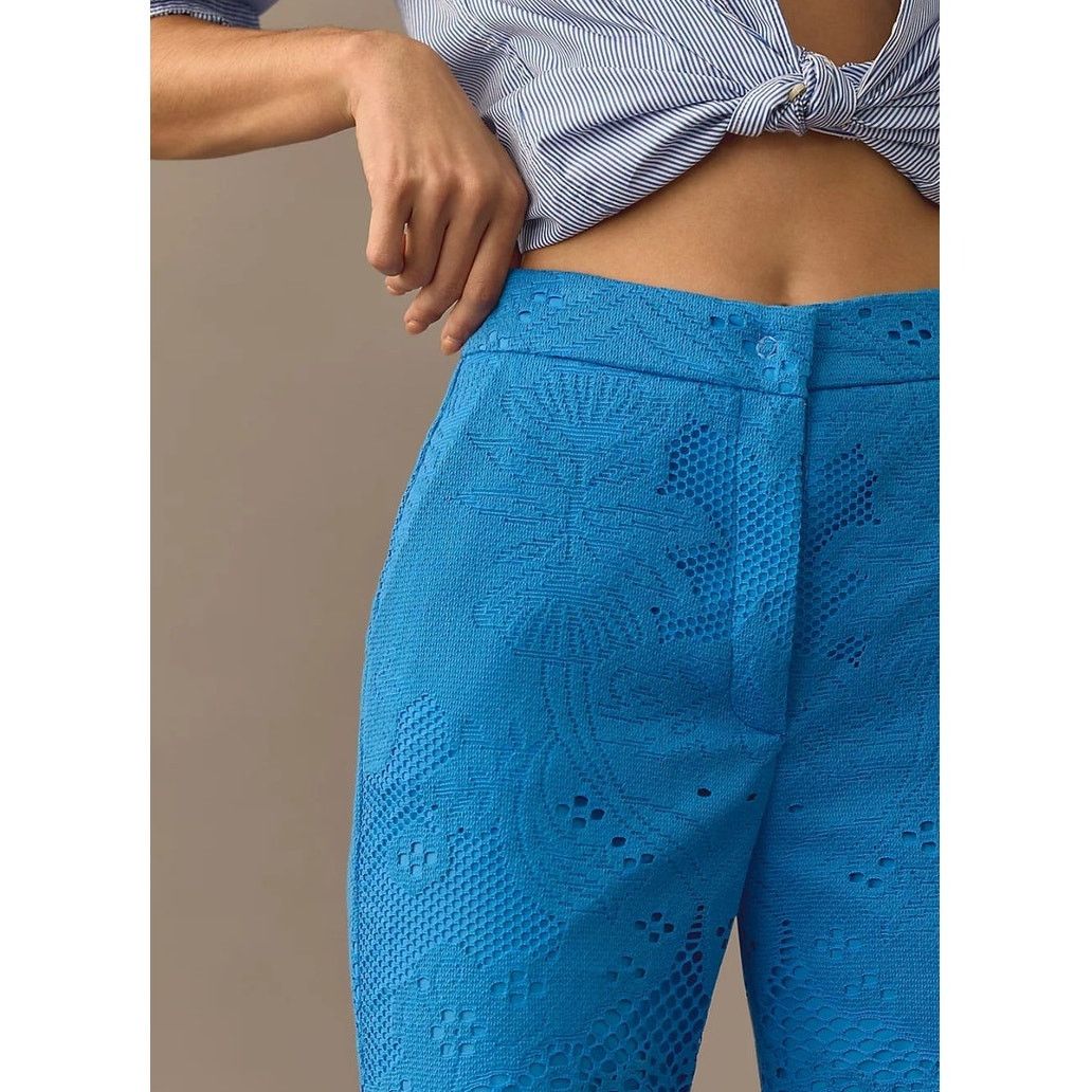 Anthropologie NWT Anthropologie Beatrice .b Cropped Chino Pants $375 Sz 4 Size 27" / US 4 / IT 40 - 4 Thumbnail