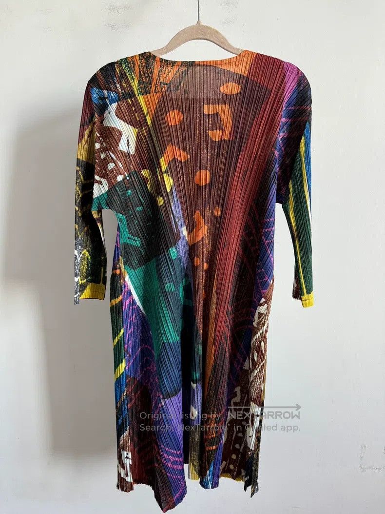 Issey Miyake Issey Miyake Color Block Short Sleeve Size XL / US 12-14 / IT 48-50 - 2 Thumbnail