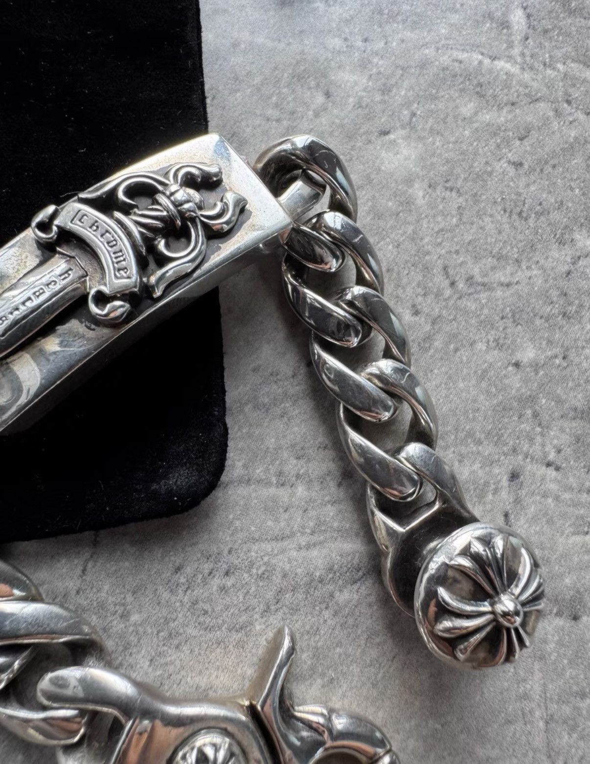 Chrome Hearts Chrome Hearts Sword Lobster Clasp ID Bracelet Size ONE SIZE - 3 Thumbnail