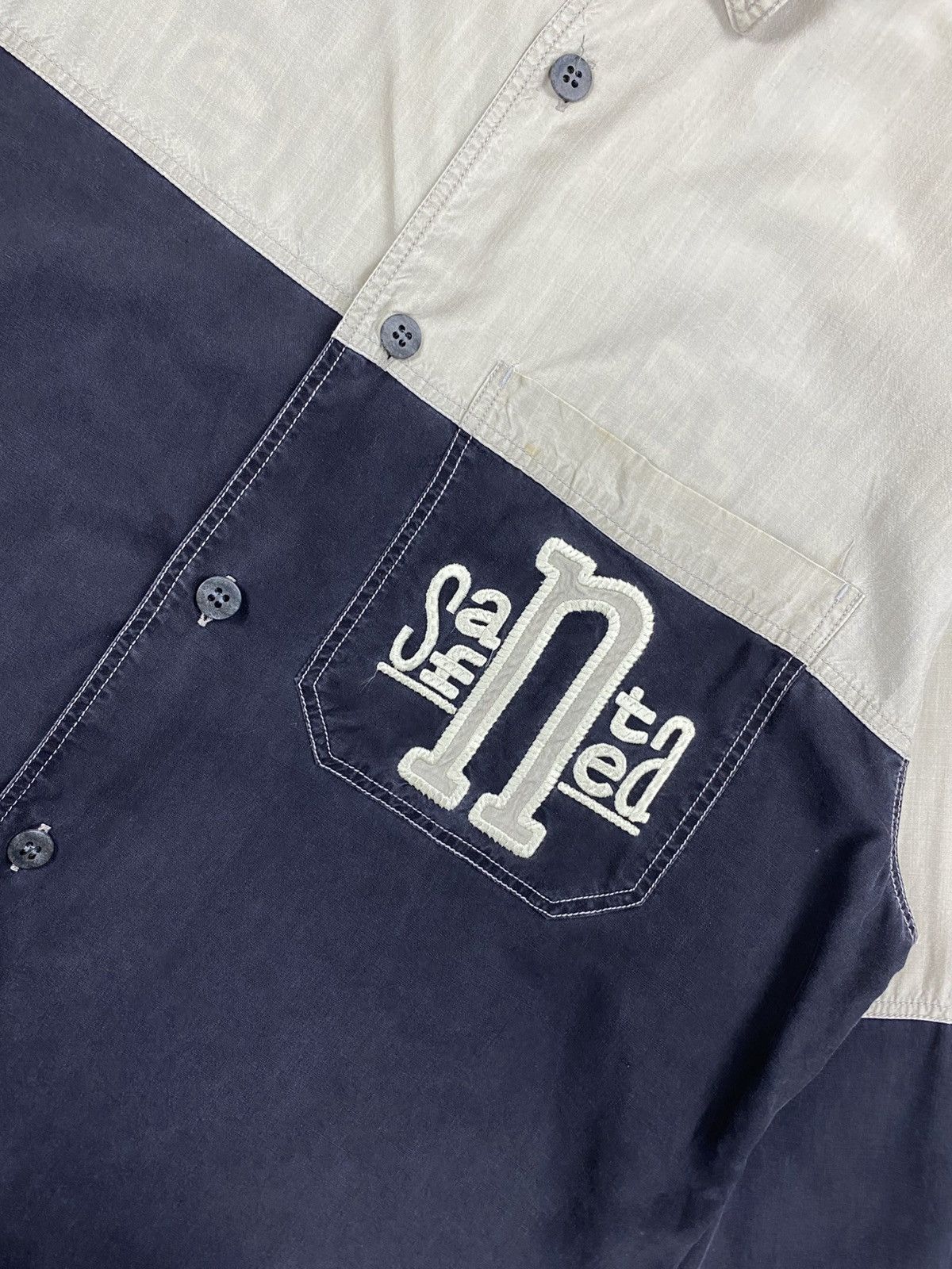 Japanese Brand Vintage Santa FE Embroidery Spellout Button Ups Shirt Size US M / EU 48-50 / 2 - 7 Thumbnail