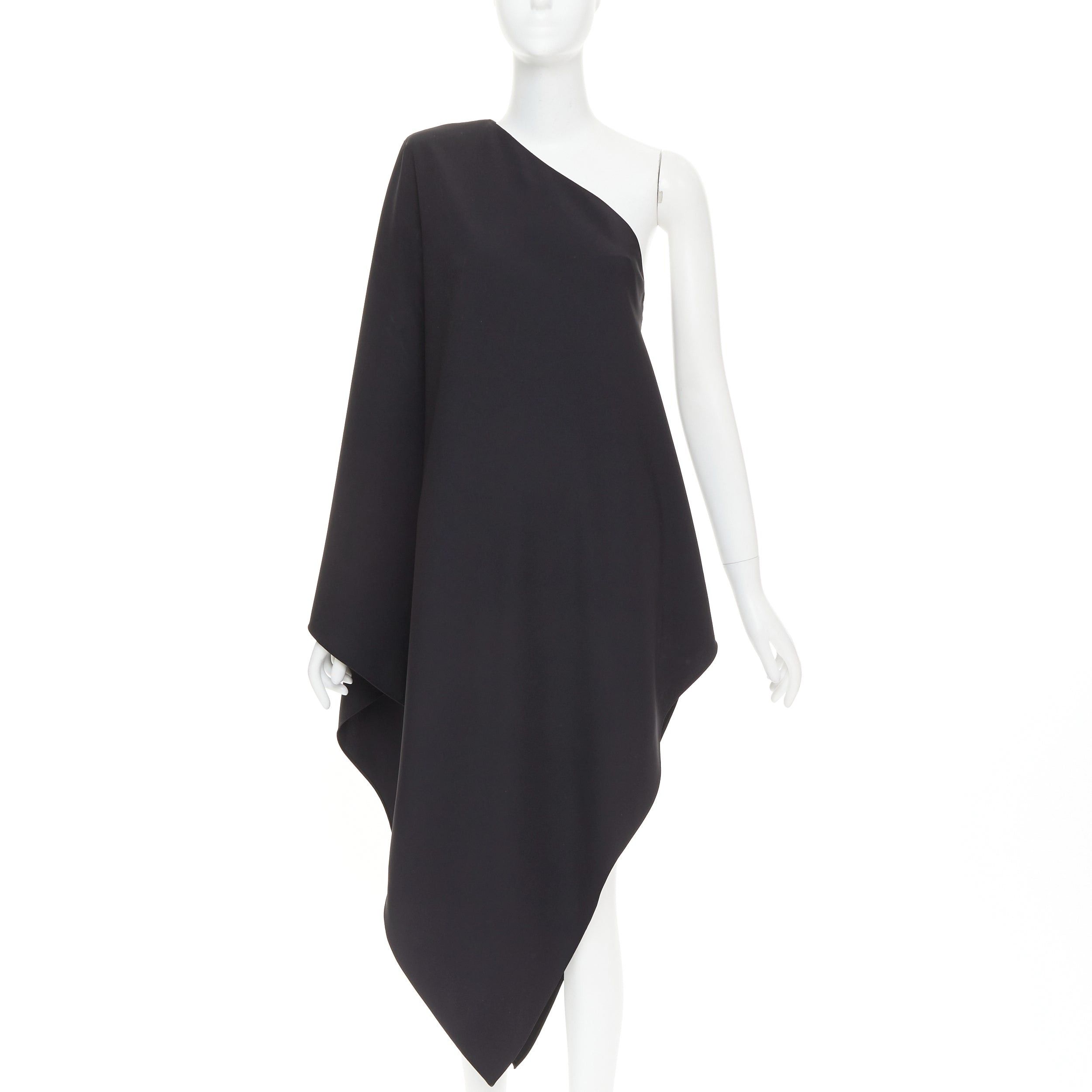 Alexandre Vauthier ALEXANDRE VAUTHIER COUTURE SS2025 Runway black asymmetric one shoulder top FR36 XXS Size S / US 4 / IT 40 - 1 Thumbnail