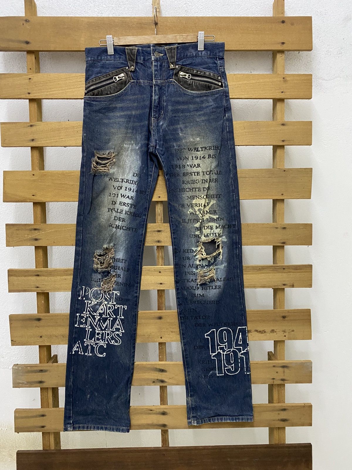 00s in the attic archive denim ドクロ スカル 00s in the attic archive denim skull