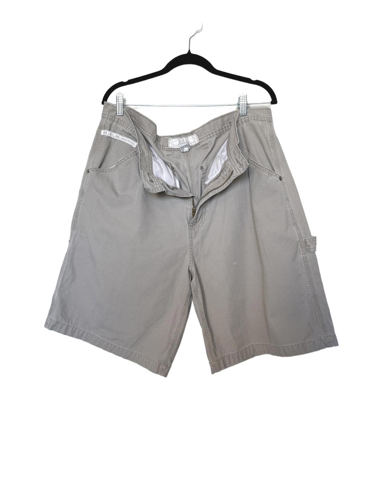 B.U.M Equipment Vintage B.U.M. Equipment Men's Cargo Shorts - Khaki Tan Size US 38 / EU 54 - 1 Thumbnail