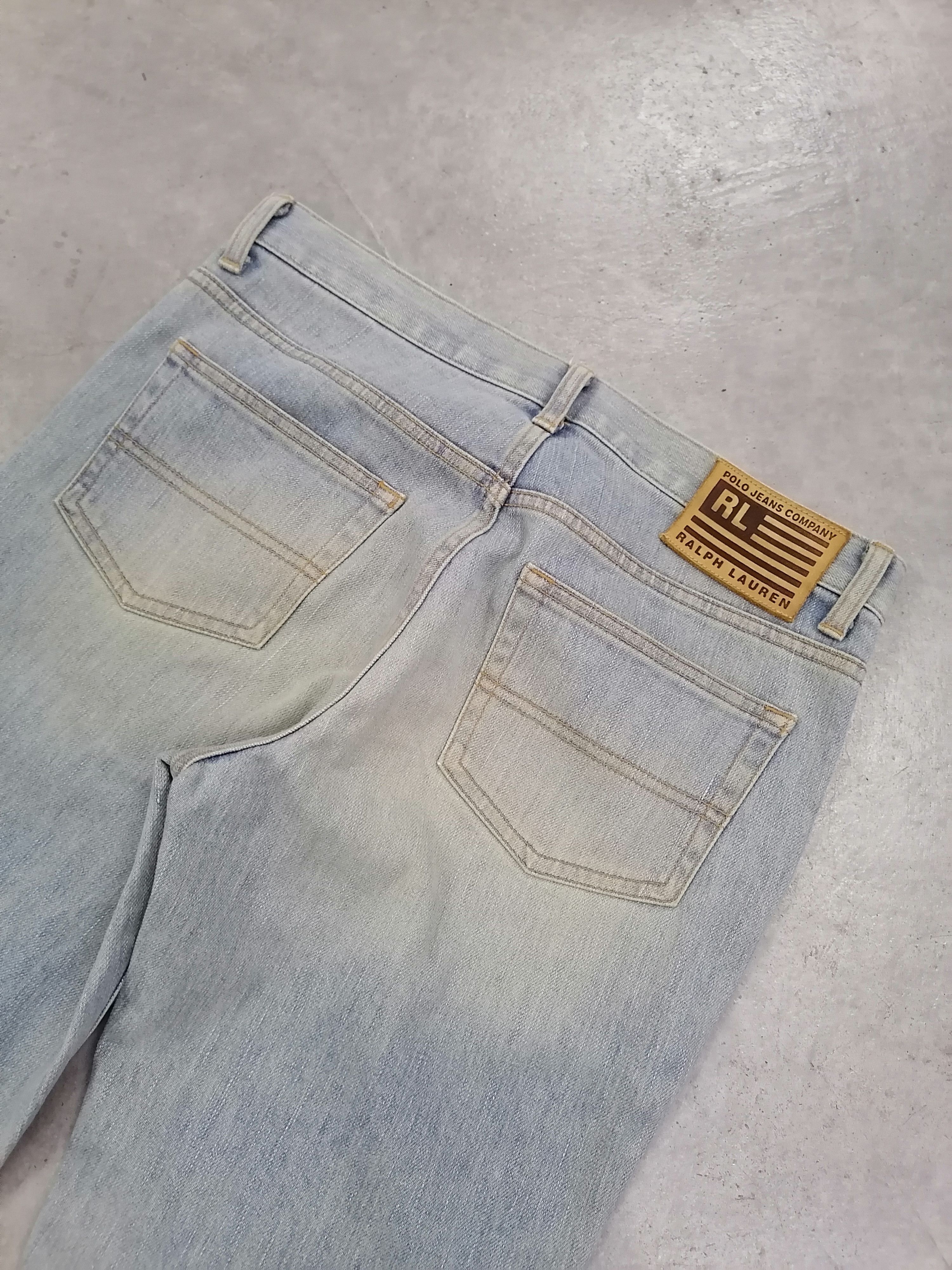 Polo Ralph Lauren × Vintage Flare Vintage Polo Ralph Lauren Distressed Denim Pants Size US 30 / EU 46 - 9 Thumbnail