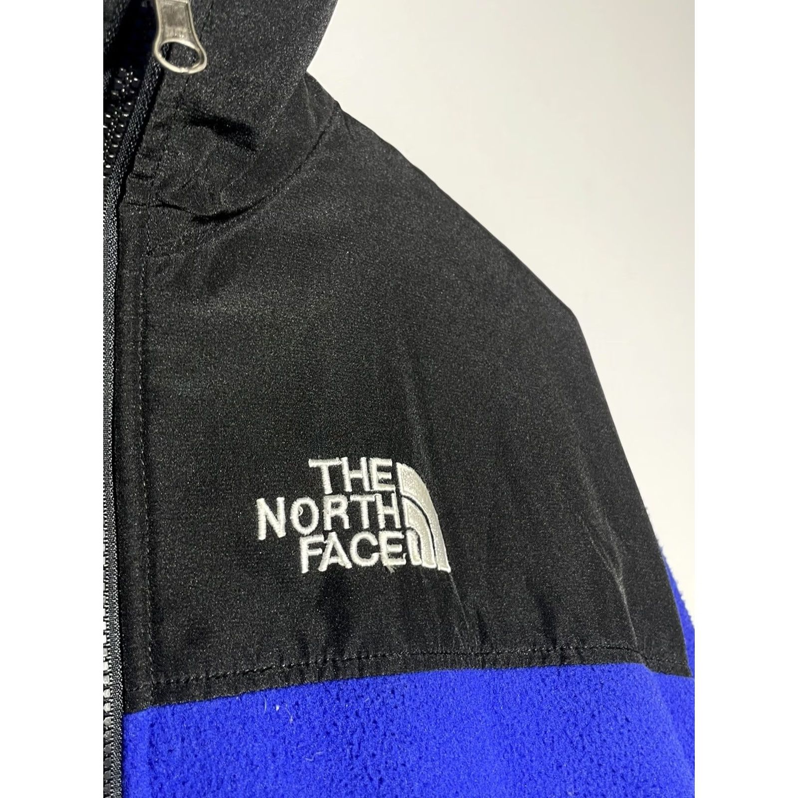 The North Face The North Face Fleece Nylon Vintage 90s Sherpa Jacket XL Blue Men Regular Zip Front Size US XL / EU 56 / 4 - 4 Thumbnail