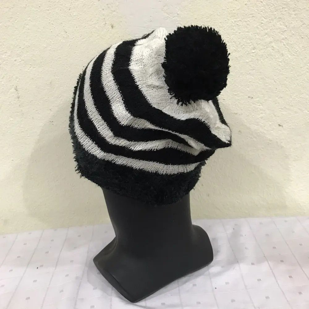 Japanese Brand × Kapital × Vintage Japanese Brand Stripe Jail Design Beanie Hat Size ONE SIZE - 4 Thumbnail