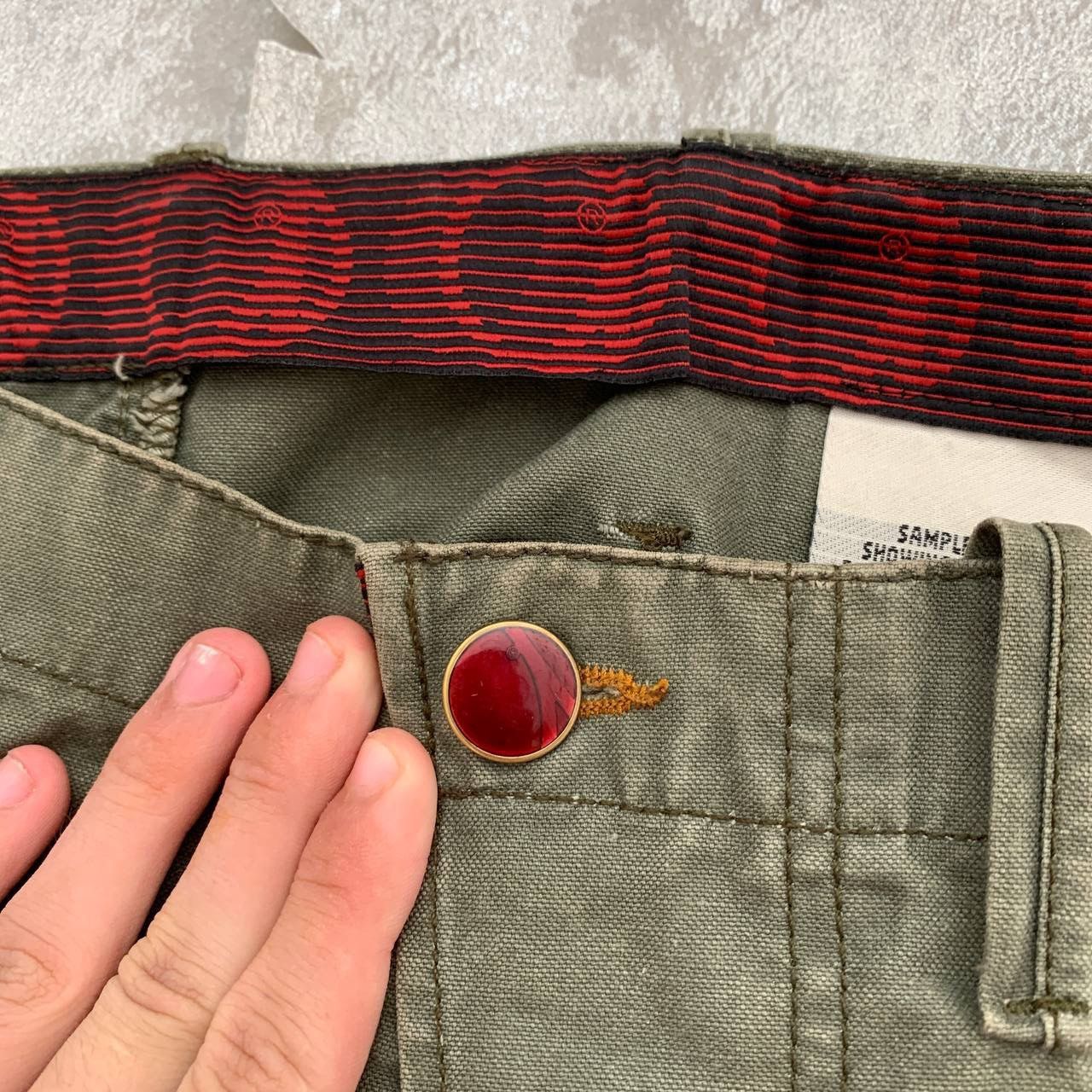 Levi's 🔥VINTAGE 90S RARE SAMPLE LEVI’S ENGINEERED PANTS Size US 34 / EU 50 - 12 Thumbnail