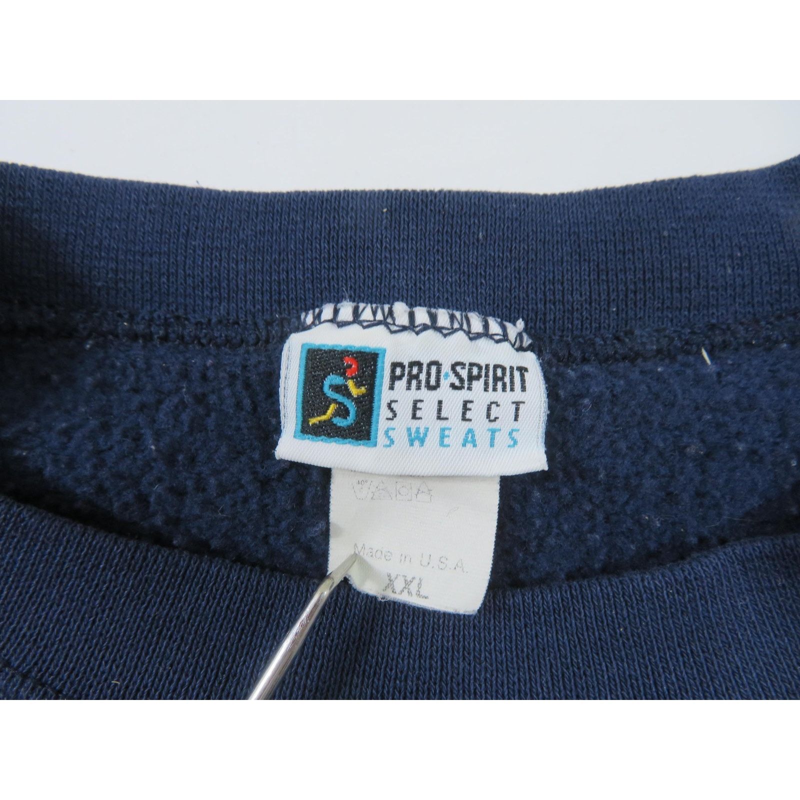 Other Pro Spirit Plain Blank Sweatshirt 50/50 Navy Blue Sz 2XL 90s Size US XXL / EU 58 / 5 - 3 Thumbnail