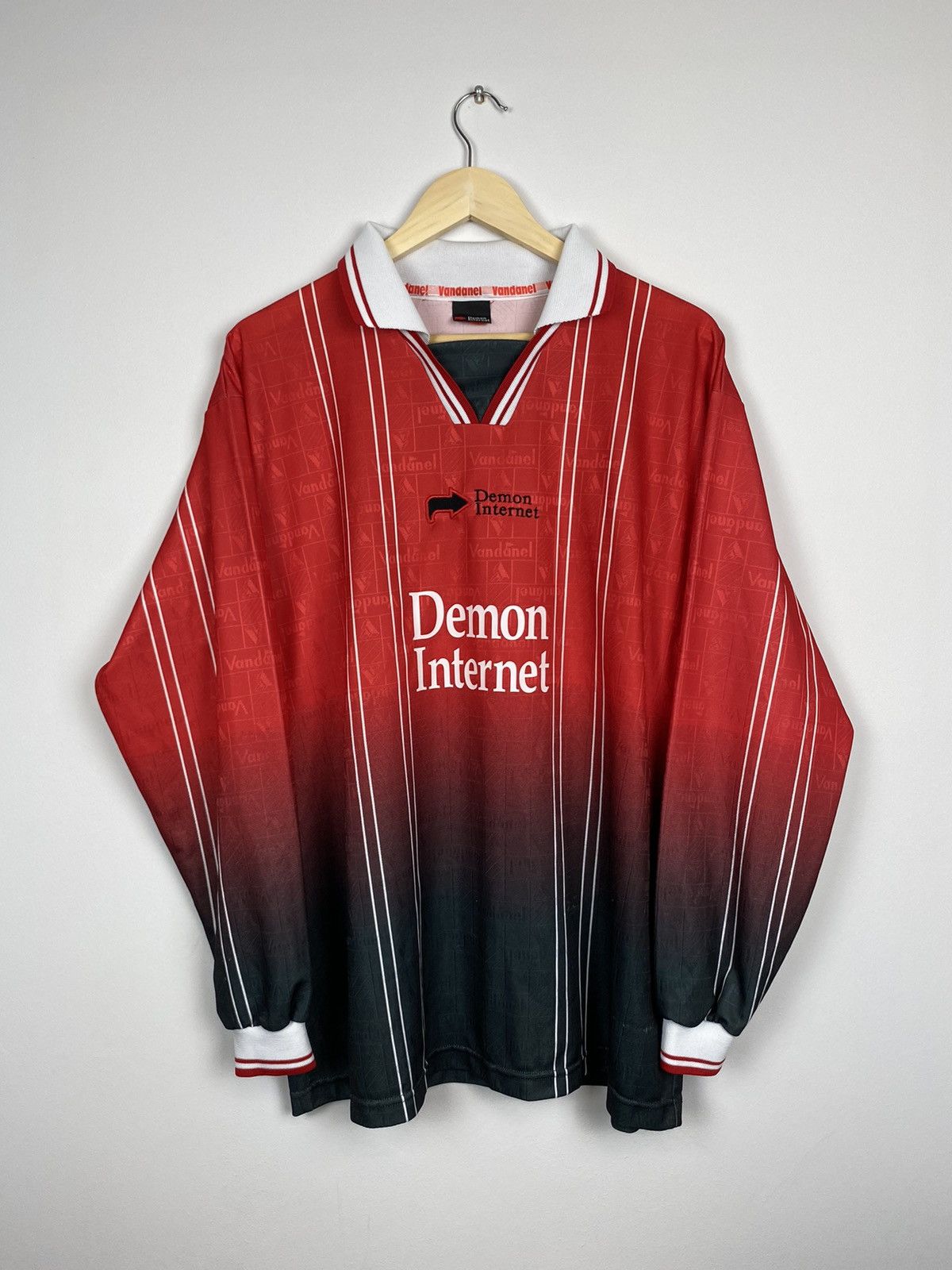 Streetwear × Vintage Demon Internet Soccer Jersey | Grailed