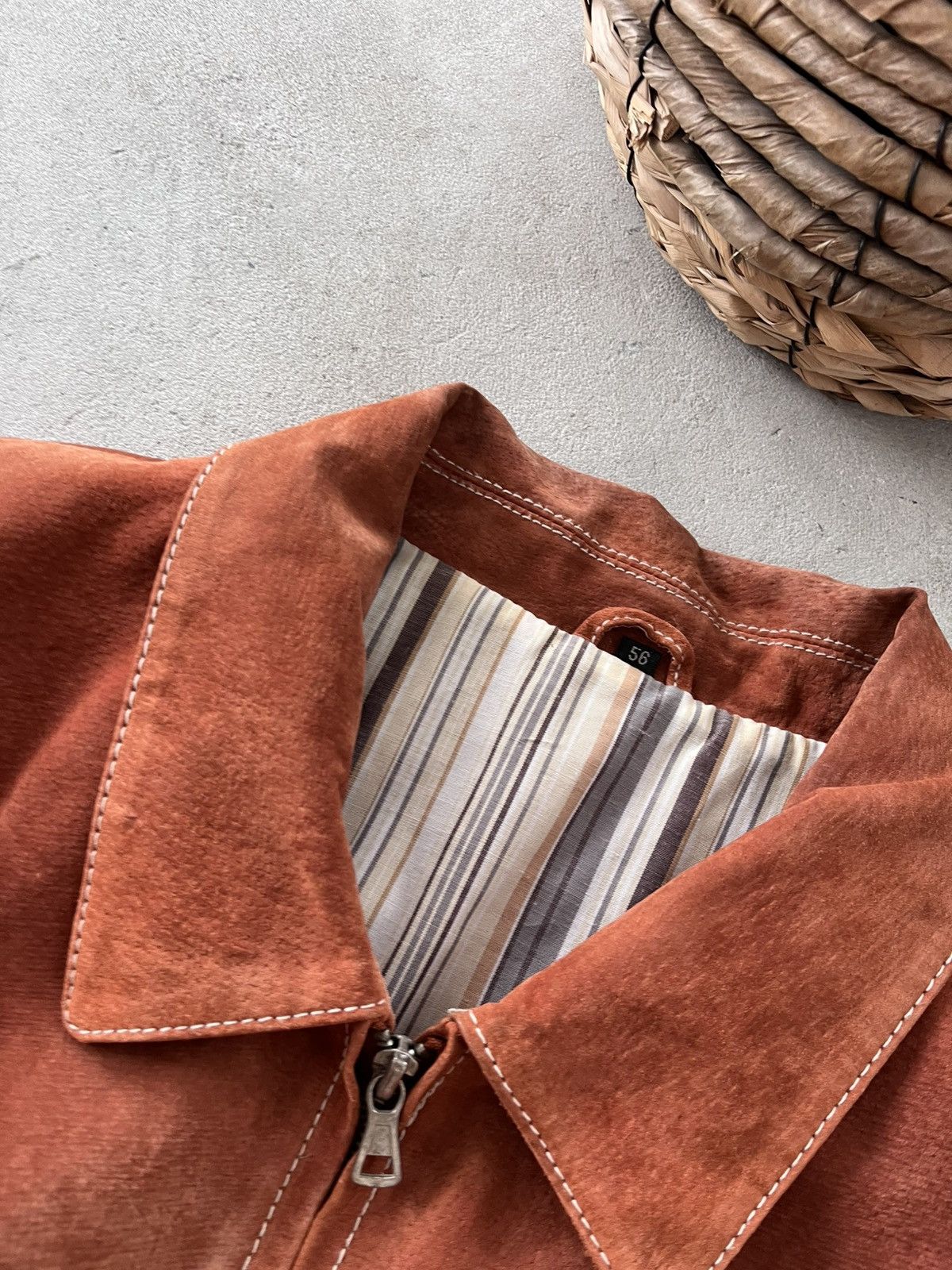 Genuine Leather Vintage Avantgarde Brown Orange Leather Coach Jacket Y2K Size US XL / EU 56 / 4 - 9 Thumbnail
