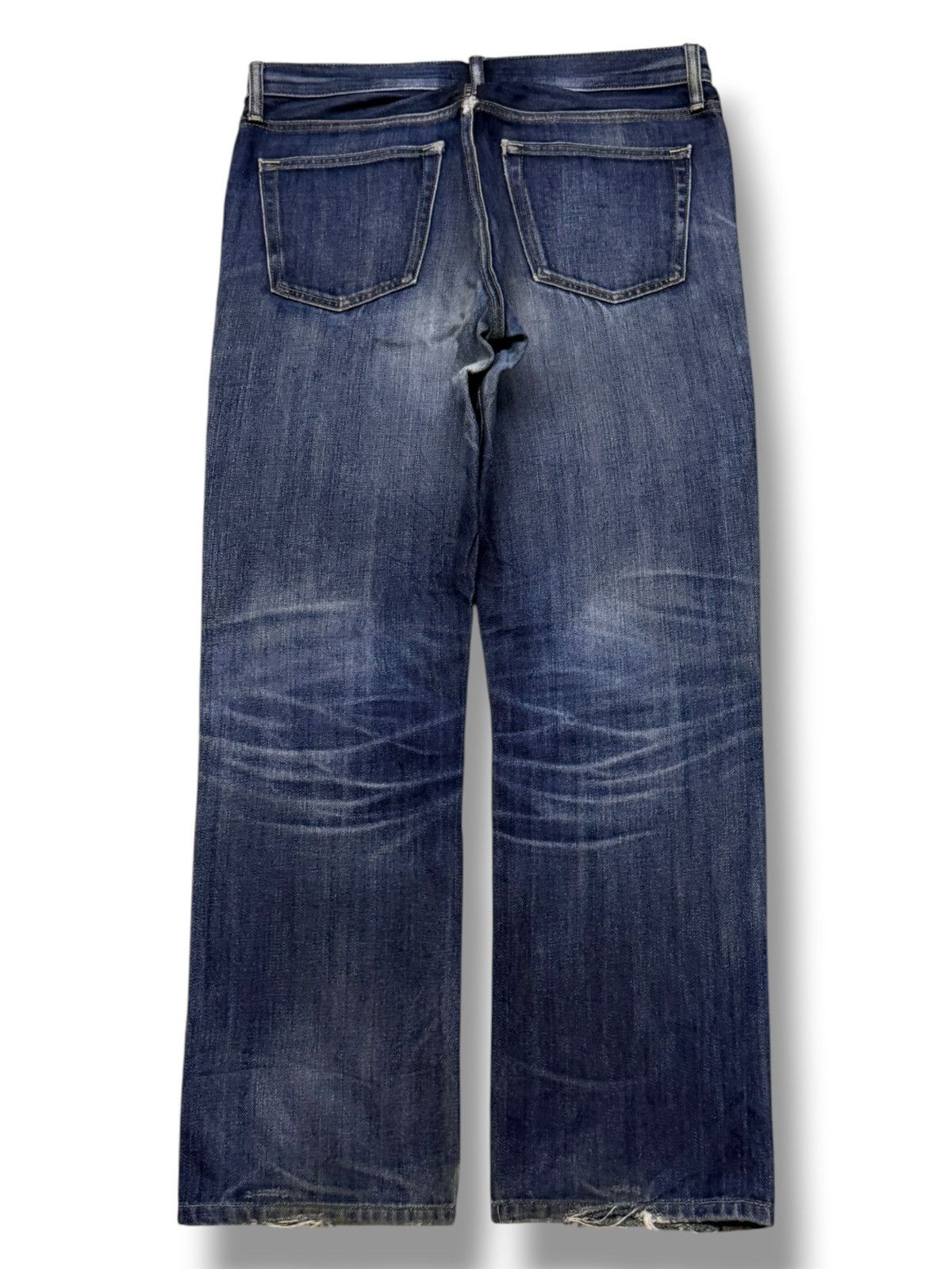 Uniqlo Vintage UNIQLO Kaihara Denim Japan | Regular Straight | W33 Size US 33 - 3 Thumbnail