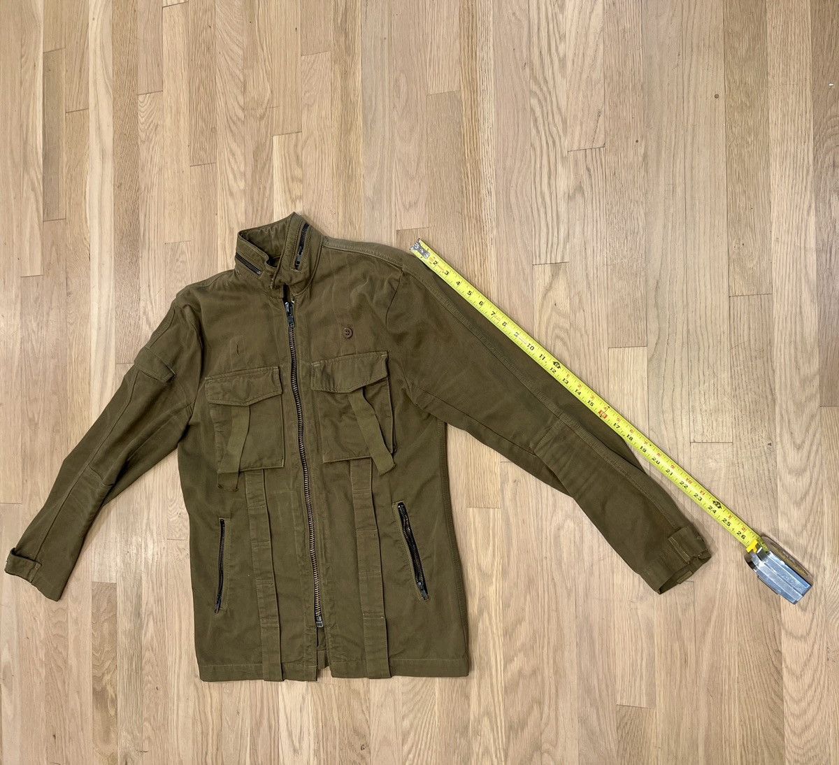 Nice Collective Nice Collective olive asymmetric deconstructed military y2k Size US S / EU 44-46 / 1 - 6 Thumbnail