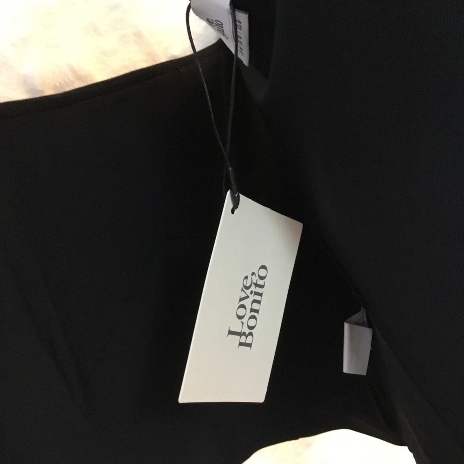 Other Love Bonito Black Tanalyn Square Neck Bustier Top Size M / US 6-8 / IT 42-44 - 7 Thumbnail