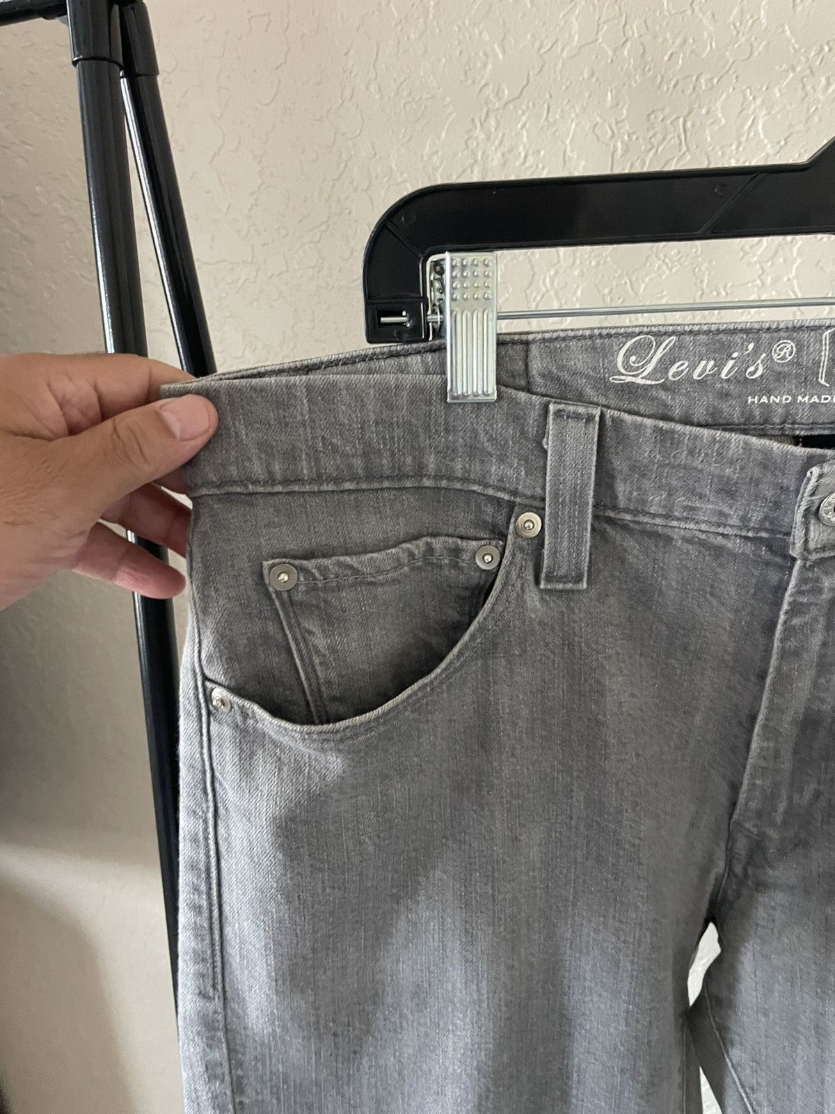 Levi's Made & Crafted Capital E Matchstick Slim Straight jeans Size US 36 / EU 52 - 4 Thumbnail