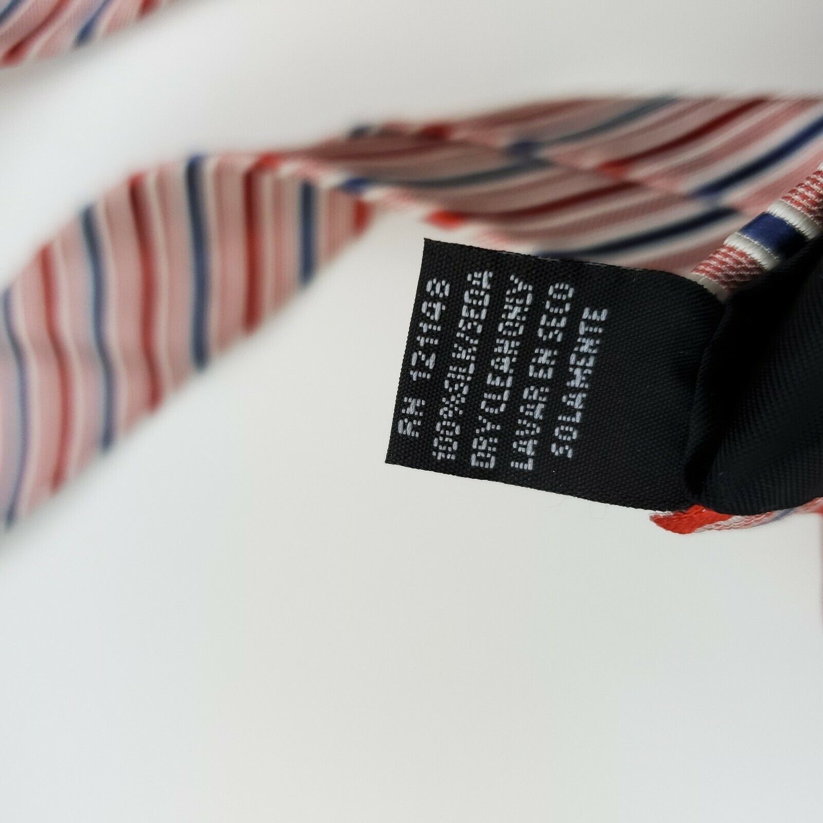Croft & Barrow Croft & Barrow Red Striped Silk Tie Wide Size ONE SIZE - 5 Thumbnail