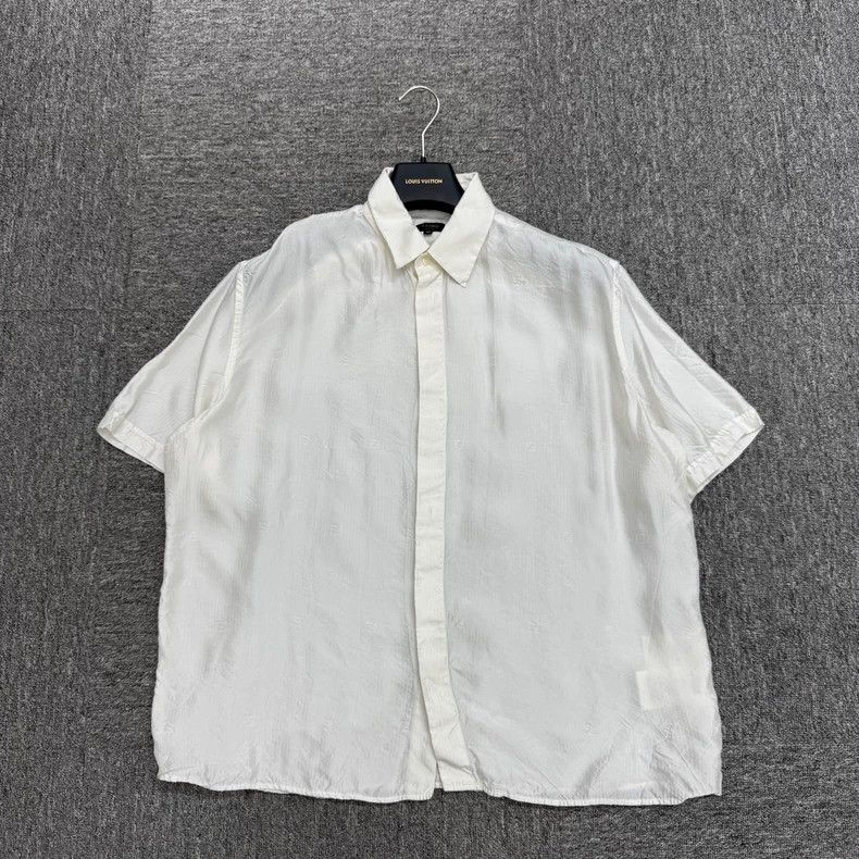 Fendi Monogram Stripe Short Sleeve Shirt-yf