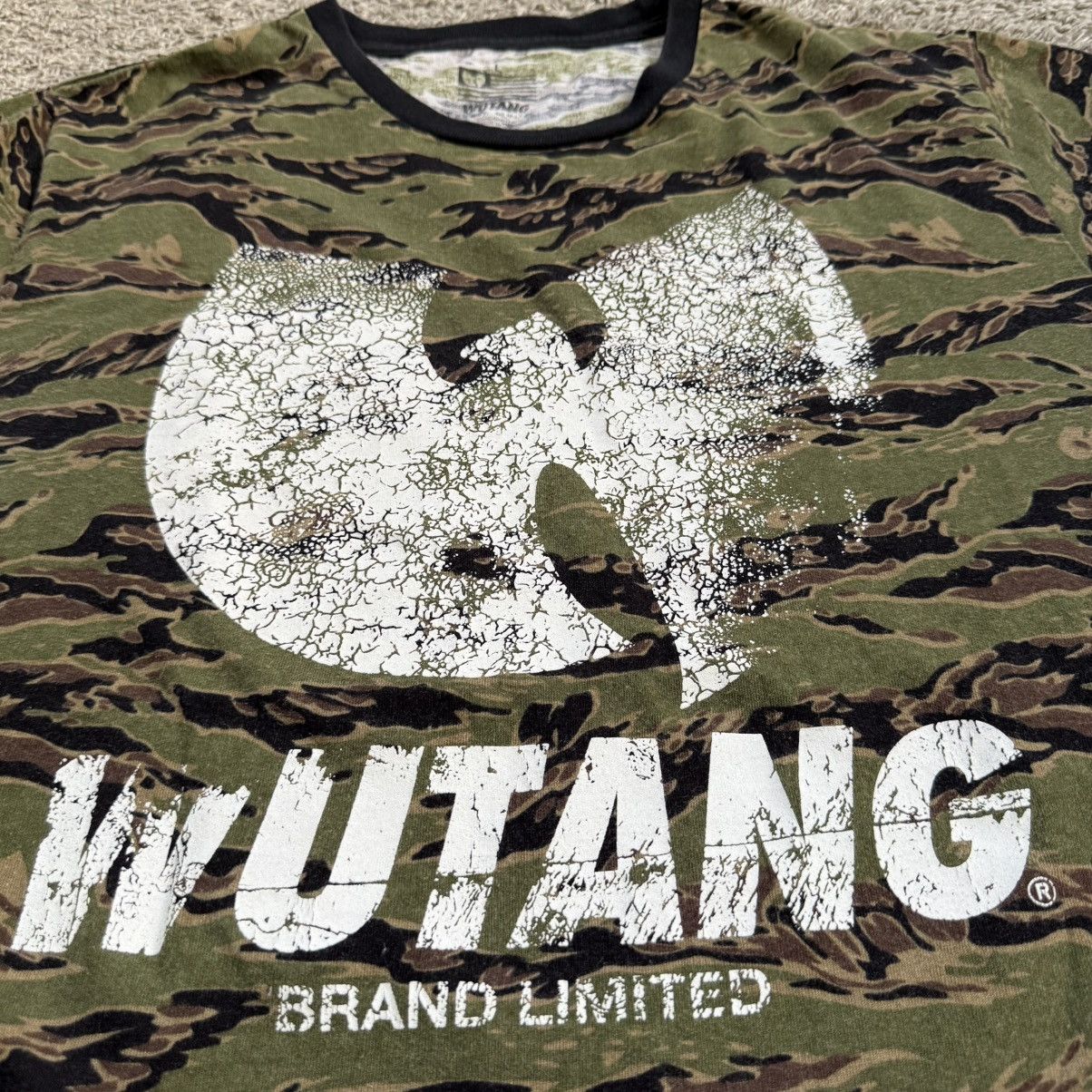 Wu-Tang Clan 🔴Wu-Tang Shirt Size Large Camouflage Wu Shattered Design Size US L / EU 52-54 / 3 - 3 Thumbnail