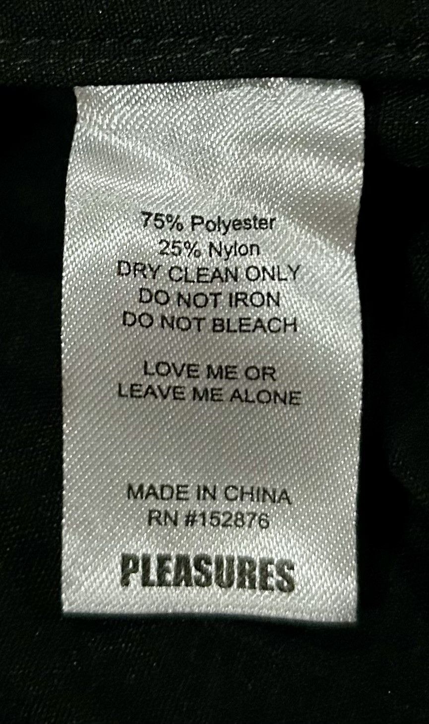 Pleasures PLEASURES Rescue Pleated Track Jacket – Black size large Size US L / EU 52-54 / 3 - 10 Thumbnail