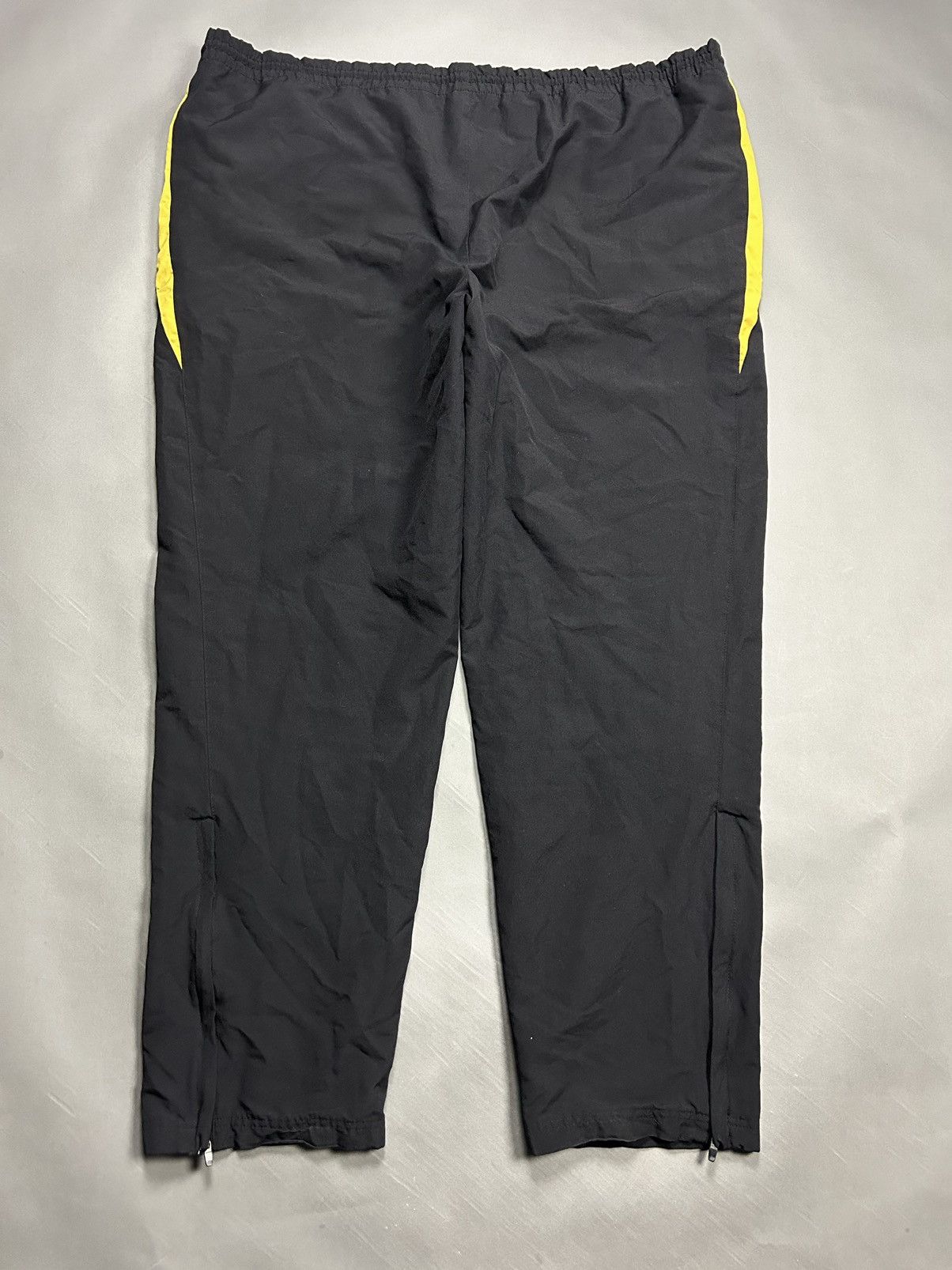 Vintage Germany nylon track pants black drill Y2K Deutscher Size US 36 / EU 52 - 6 Thumbnail