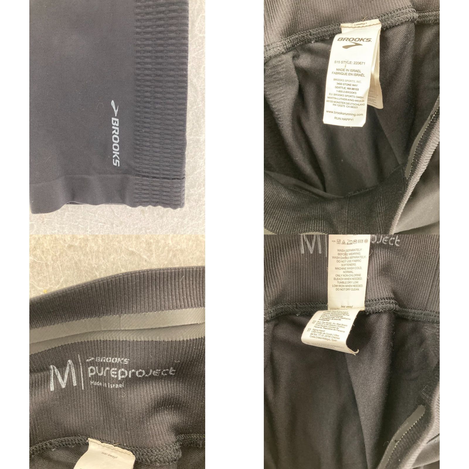 Brooks Brooks Athletic Pants Womens M Black Capri Skinny Capris - Athletic Activewear Shoes? Size 26" / US 2 / IT 38 - 8 Thumbnail