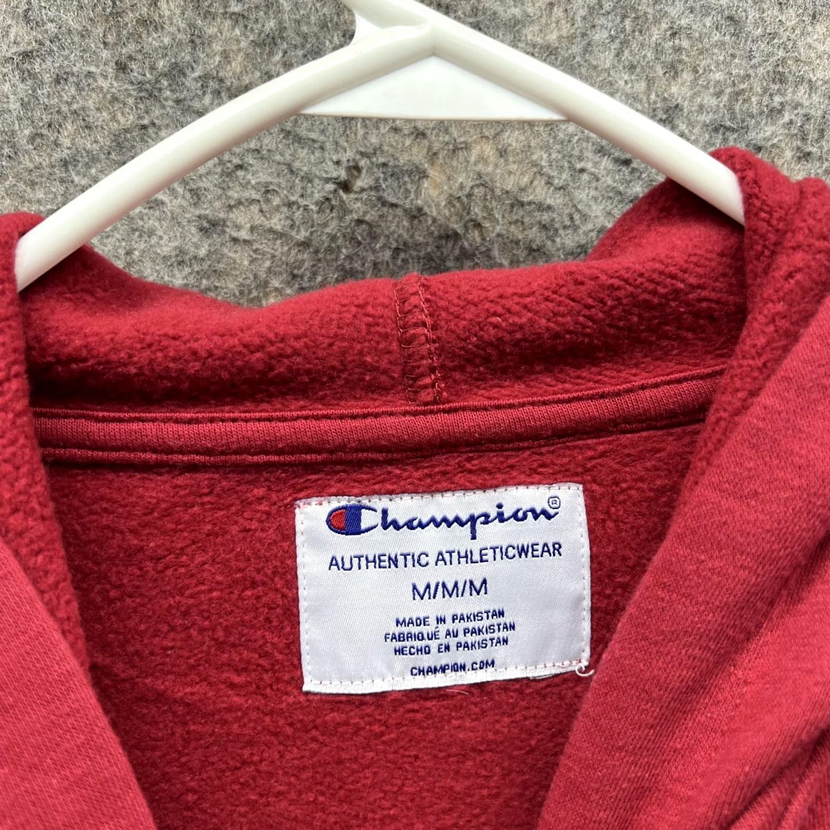 Champion Champion Sweater Women Medium Hoodie Pullover Red Vintage No Size M / US 6-8 / IT 42-44 - 6 Thumbnail