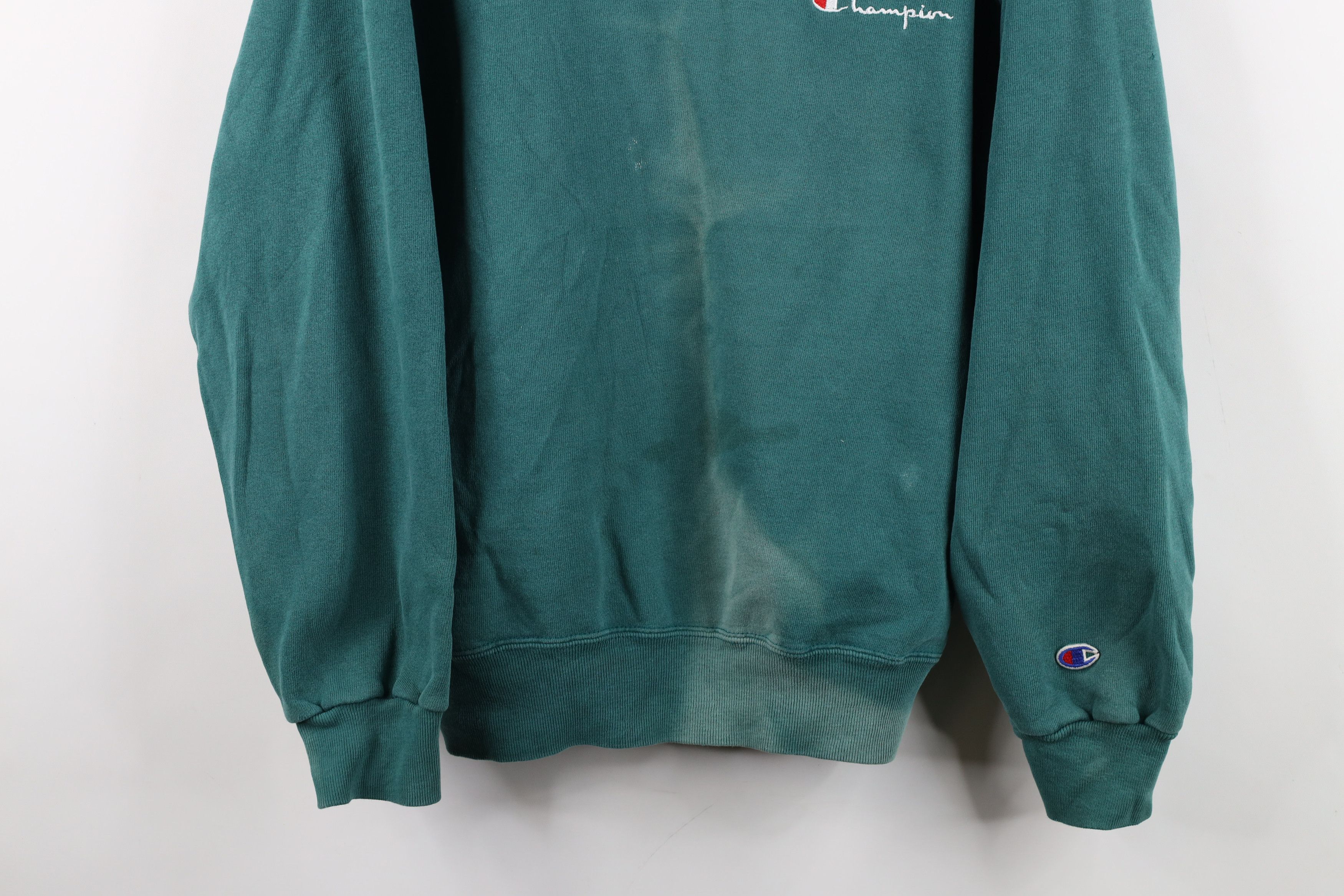 Champion Vintage 90s Champion Spell Sun Faded Crewneck Sweatshirt USA Size US XL / EU 56 / 4 - 3 Thumbnail