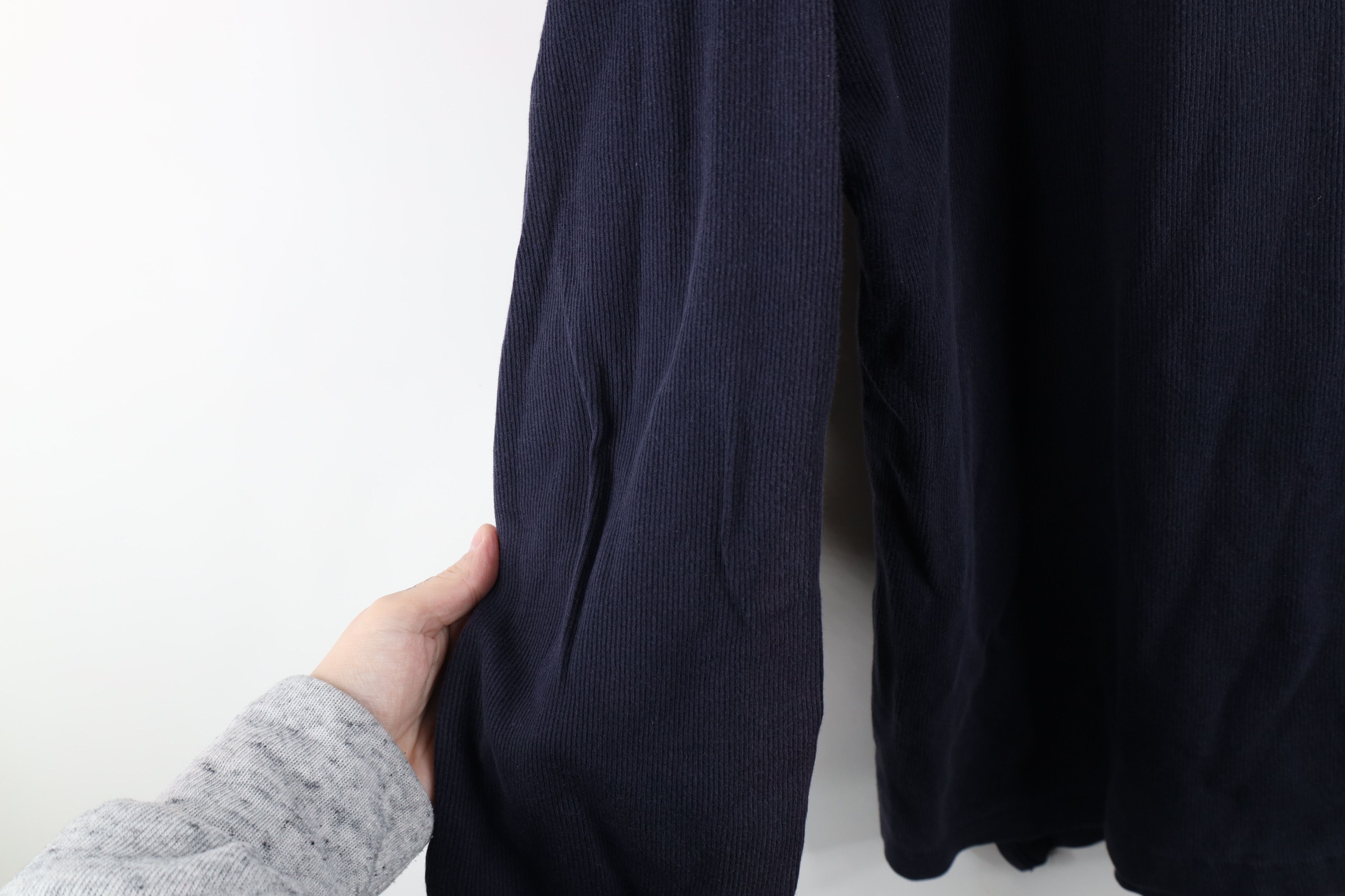 Ralph Lauren × Vintage Vintage 90s Chaps Ralph Lauren Knit Henley T-Shirt Blue Size US XL / EU 56 / 4 - 8 Thumbnail