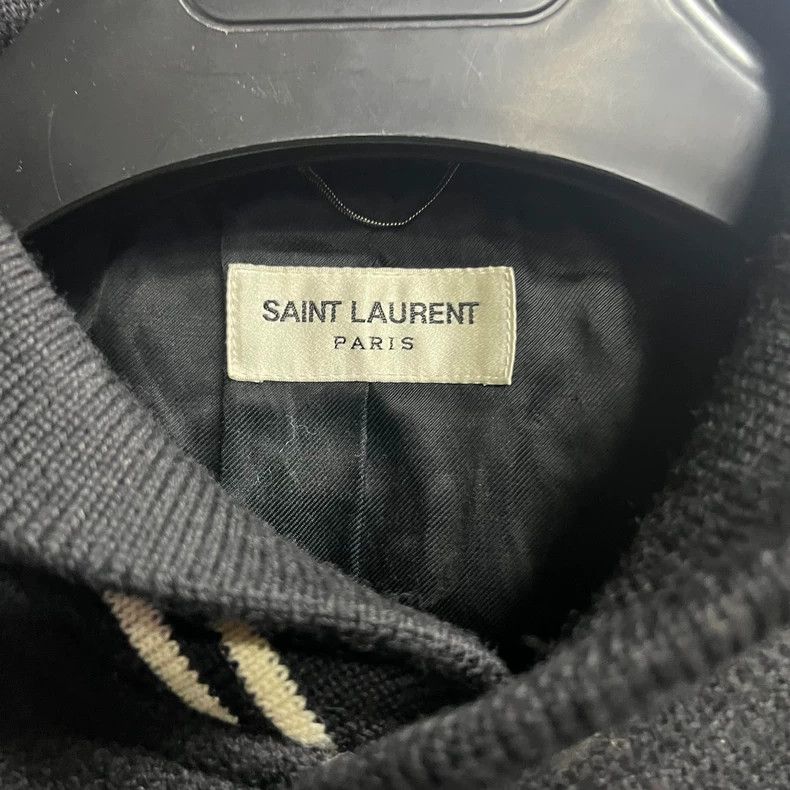 Yves Saint Laurent saint laurent Black Stripe Casual Single Breasted Baseball Size US M / EU 48-50 / 2 - 2 Thumbnail