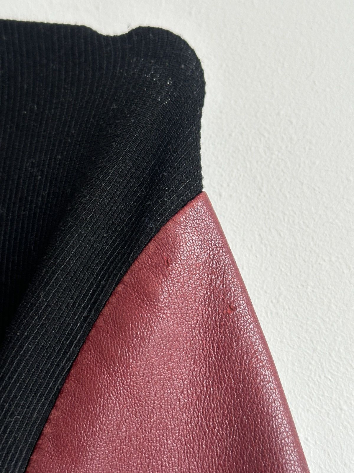 plein sud VTG PLEIN SUD AMOR France Leather Jacket Burgundy Size 40/8 Size M / US 6-8 / IT 42-44 - 11 Thumbnail