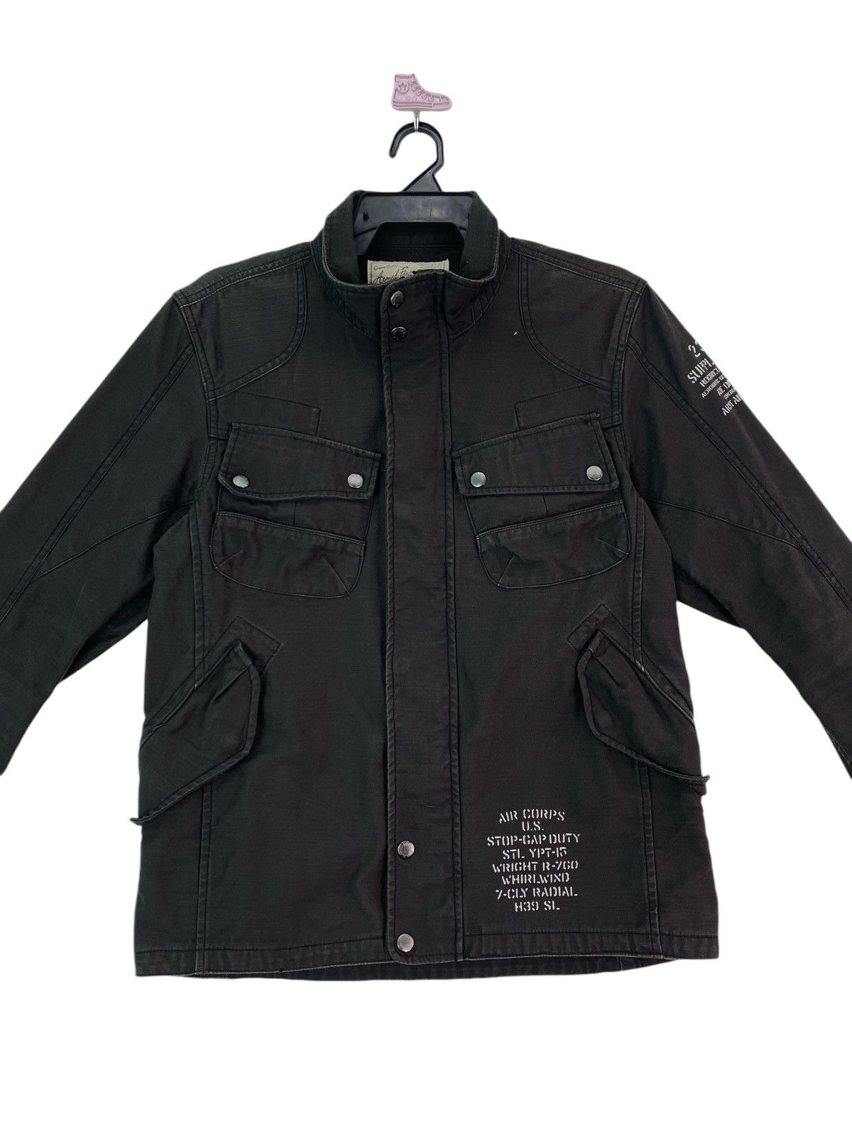 Vintage Vtg 90s AVIREX slant pocket military jacket Size US M / EU 48-50 / 2 - 2 Thumbnail
