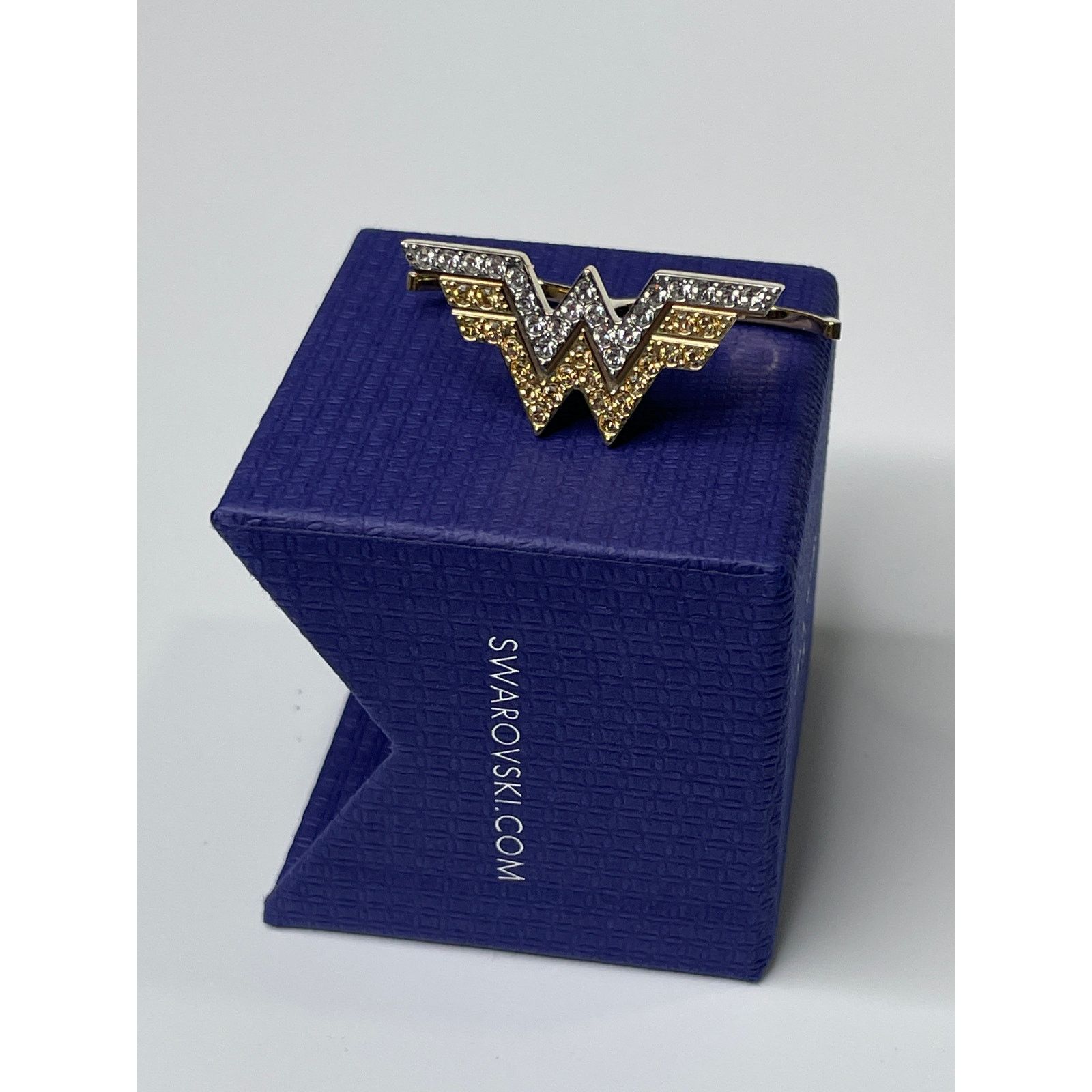 Swarovski Swarovski Fit Wonder Woman double ring Gold tone 52- 55 Size ONE SIZE - 10 Thumbnail