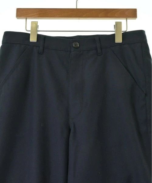 Comme des Garcons SHIRT Cropped Pants Plain Zip Ply Polyester Wool Navy Blue Size US 33 - 4 Thumbnail