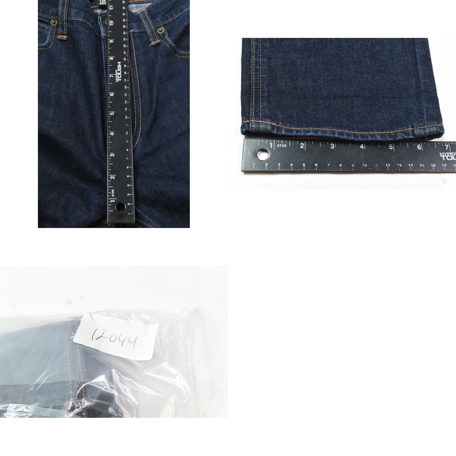 J.Crew J.CREW Jeans Slim Straight Leg Mens 30x30 Blue Rinse Denim 100% Cotton Mid Rise Zip Pocket 5-Pocket Design Regular Fit Shirt? Size US 30 / EU 46 - 9 Thumbnail