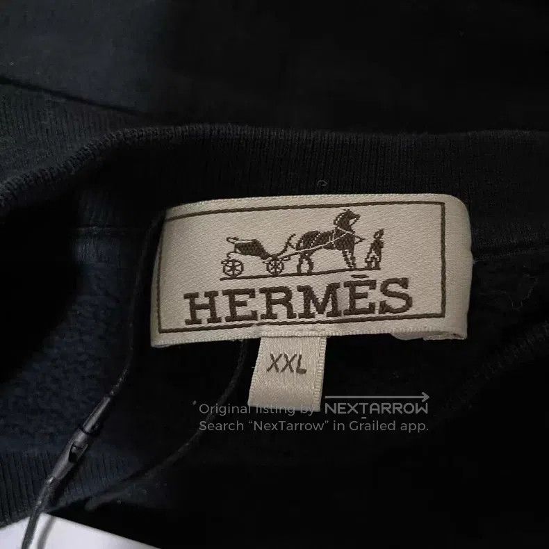 Hermes Hermes Run H round-neck sweatshirt Size US XXL / EU 58 / 5 - 3 Thumbnail