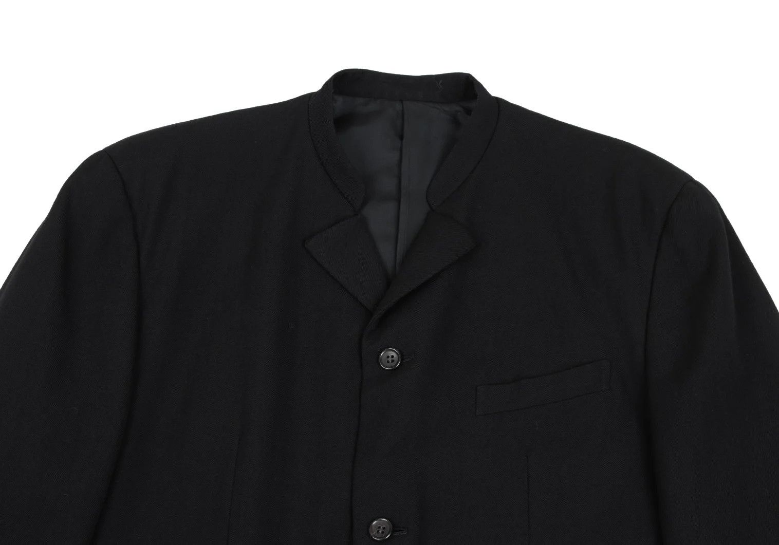 Comme des Garcons Homme Plus Lapel Design Jacket in Black Size S Size US S / EU 44-46 / 1 - 2 Thumbnail
