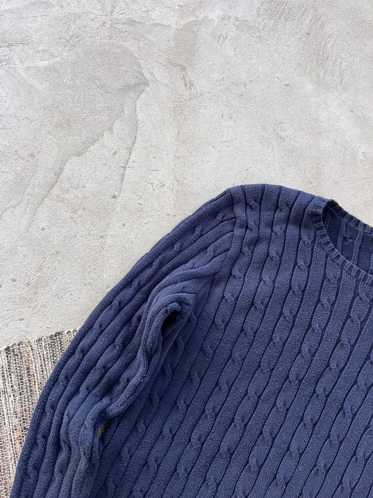 Polo Ralph Lauren Vintage Polo Ralph Lauren Navy Knit Sweater Y2K Avantgarde Size XL / US 12-14 / IT 48-50 - 3 Thumbnail