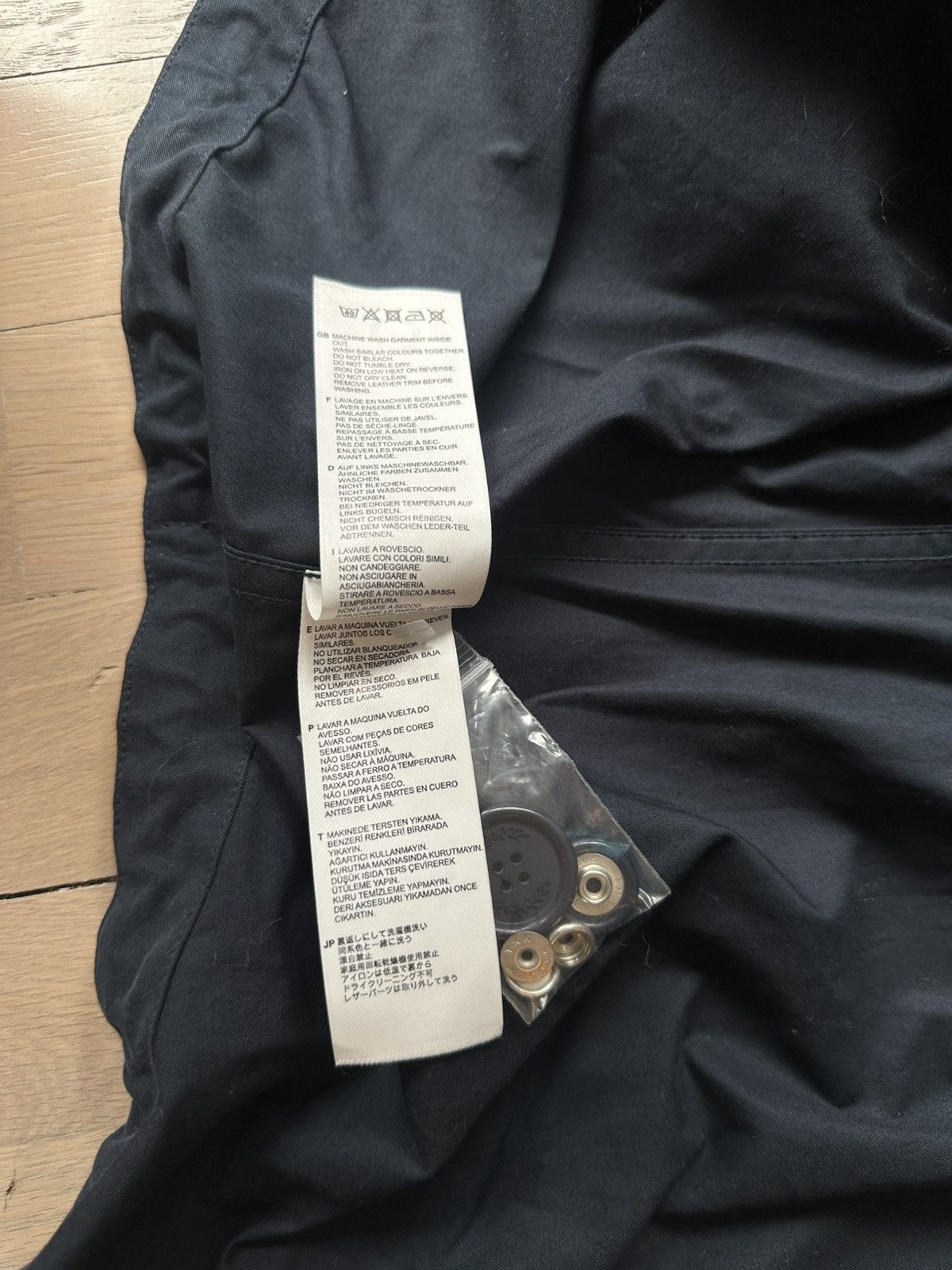 Fred Perry × Raf Simons RAF SIMONS X FRED PERRY PARKAS NAVY Size US XL / EU 56 / 4 - 12 Thumbnail