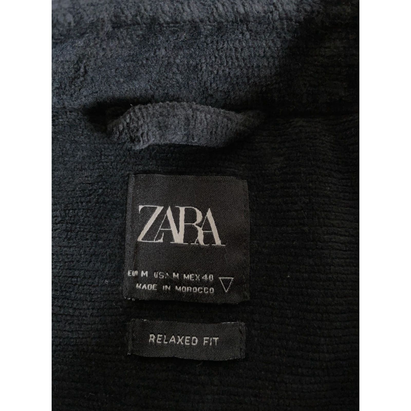 Zara VINTAGE Zara Corduroy Shirt Men Medium Black Casual Western Cowboy 90s Size US M / EU 48-50 / 2 - 4 Thumbnail