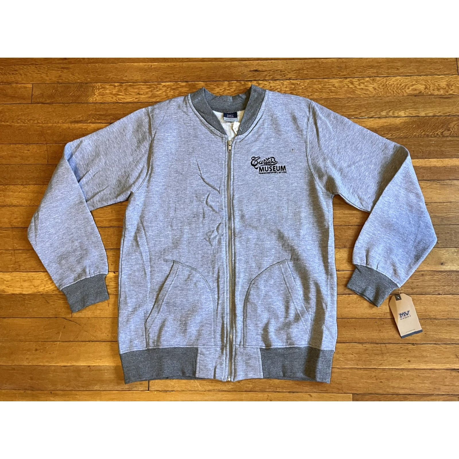 Vintage Curtiss Motorcycle & Aviation Museum Hammondsport New York Sweater Men’s L Grey Size US L / EU 52-54 / 3 - 2 Thumbnail