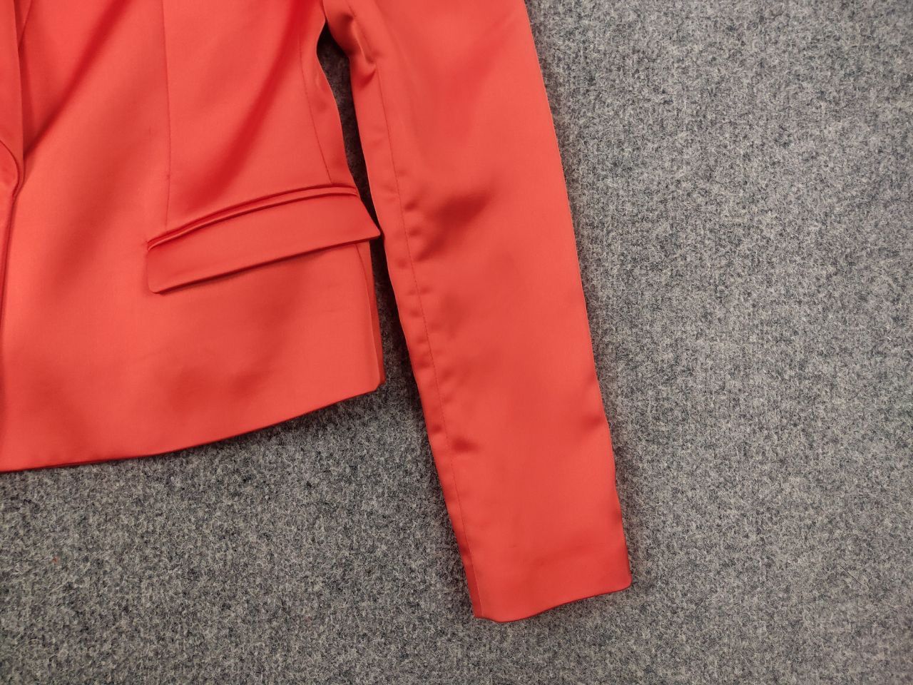 Just Cavalli Just Cavalli Italy One Button Orange satin Blazer Jacket Size S / US 4 / IT 40 - 6 Thumbnail