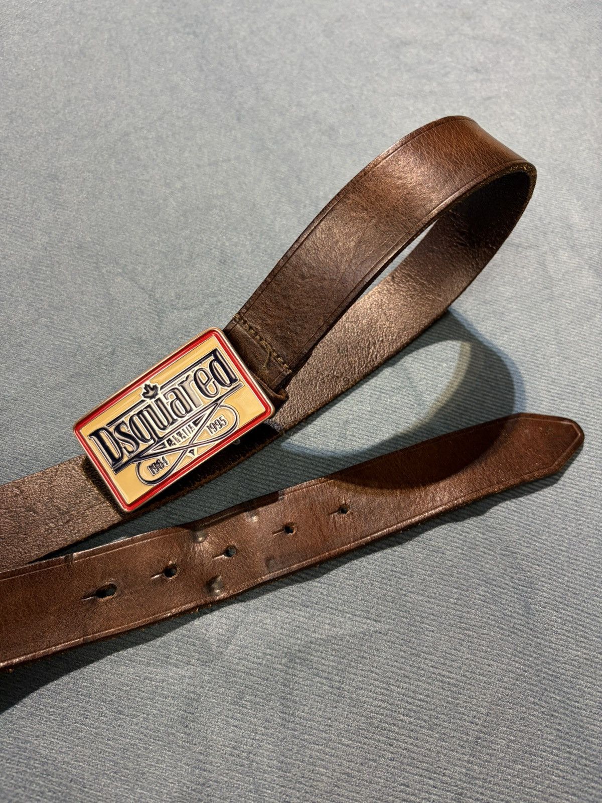 Dsquared2 Squared 1964 Canada Championship Zamak Buckle Belts Size ONE SIZE - 4 Thumbnail