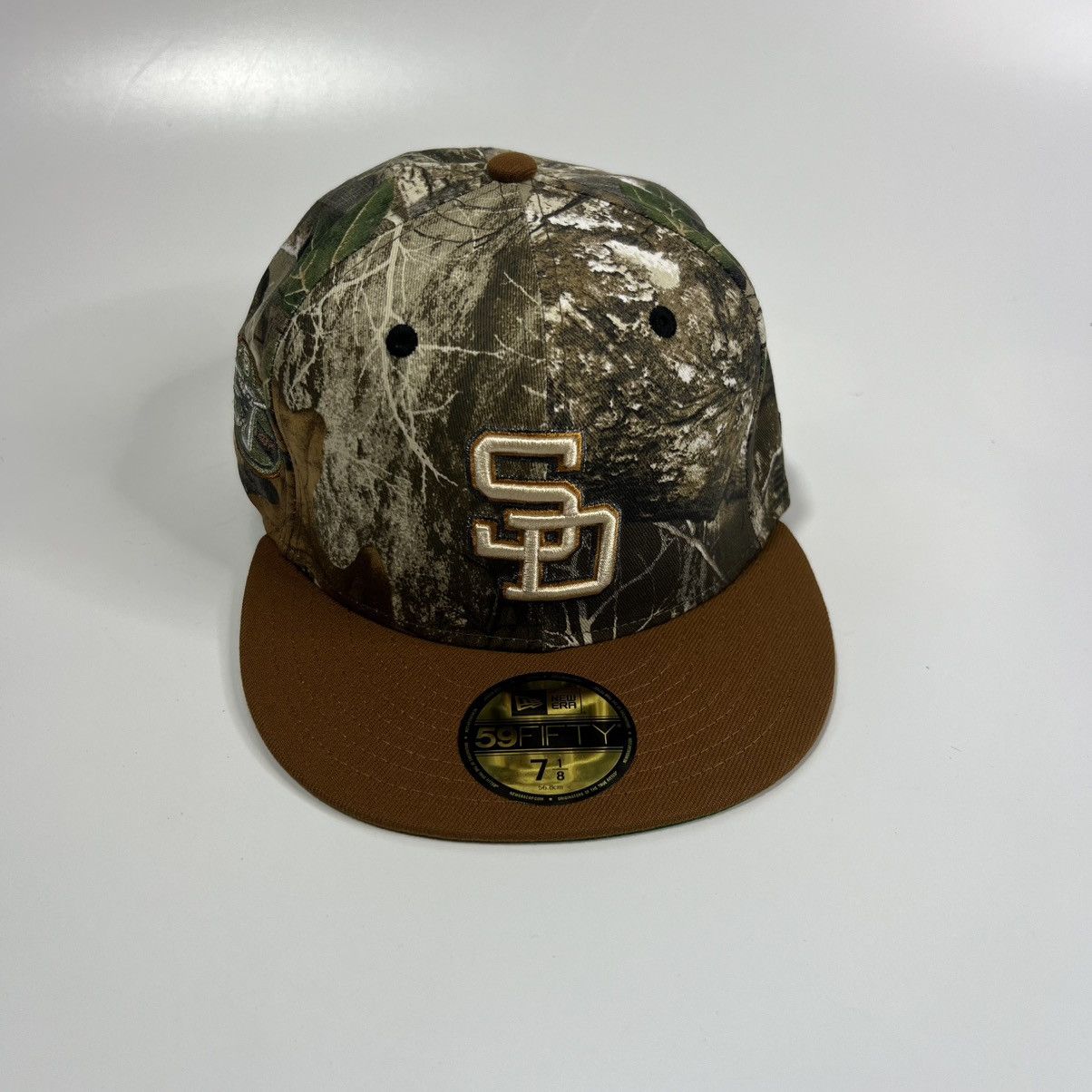 New Era New Era 5950 San Diego Padres Fitted Hat Real Tree 7 1/8 Size ONE SIZE - 1 Thumbnail