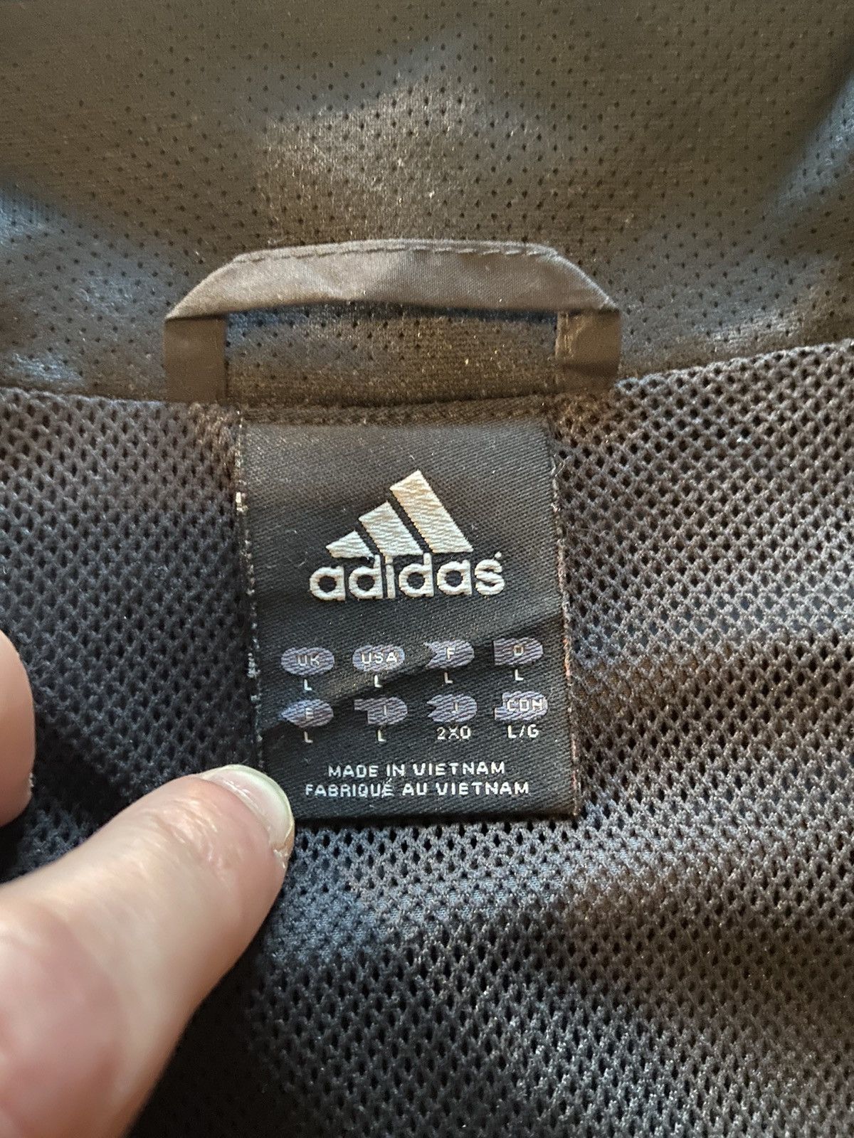 Adidas Adidas Y2K Stripped fitted Windbreaker Size US L / EU 52-54 / 3 - 7 Thumbnail